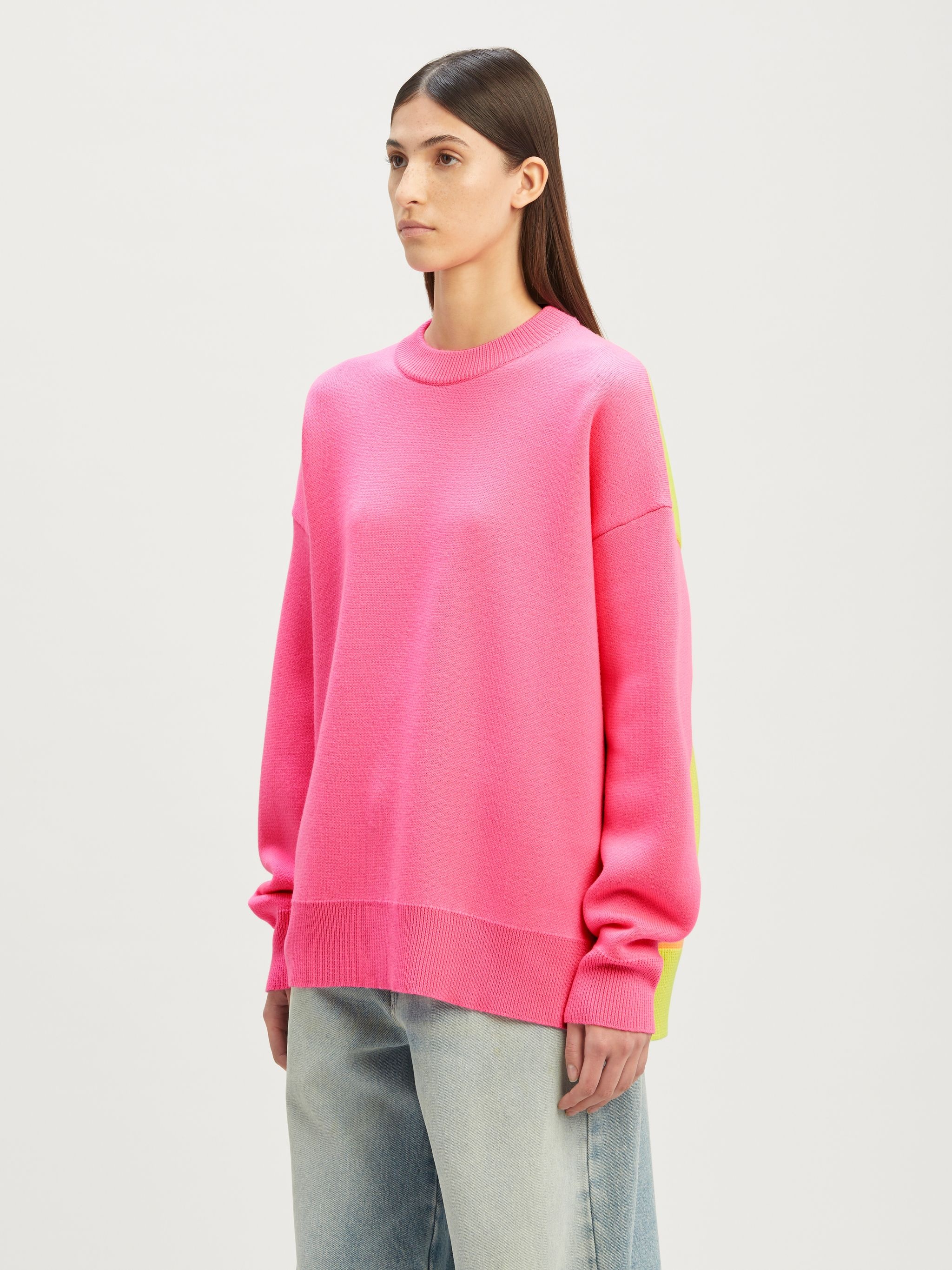 Intarsia Palm Sweater - 4