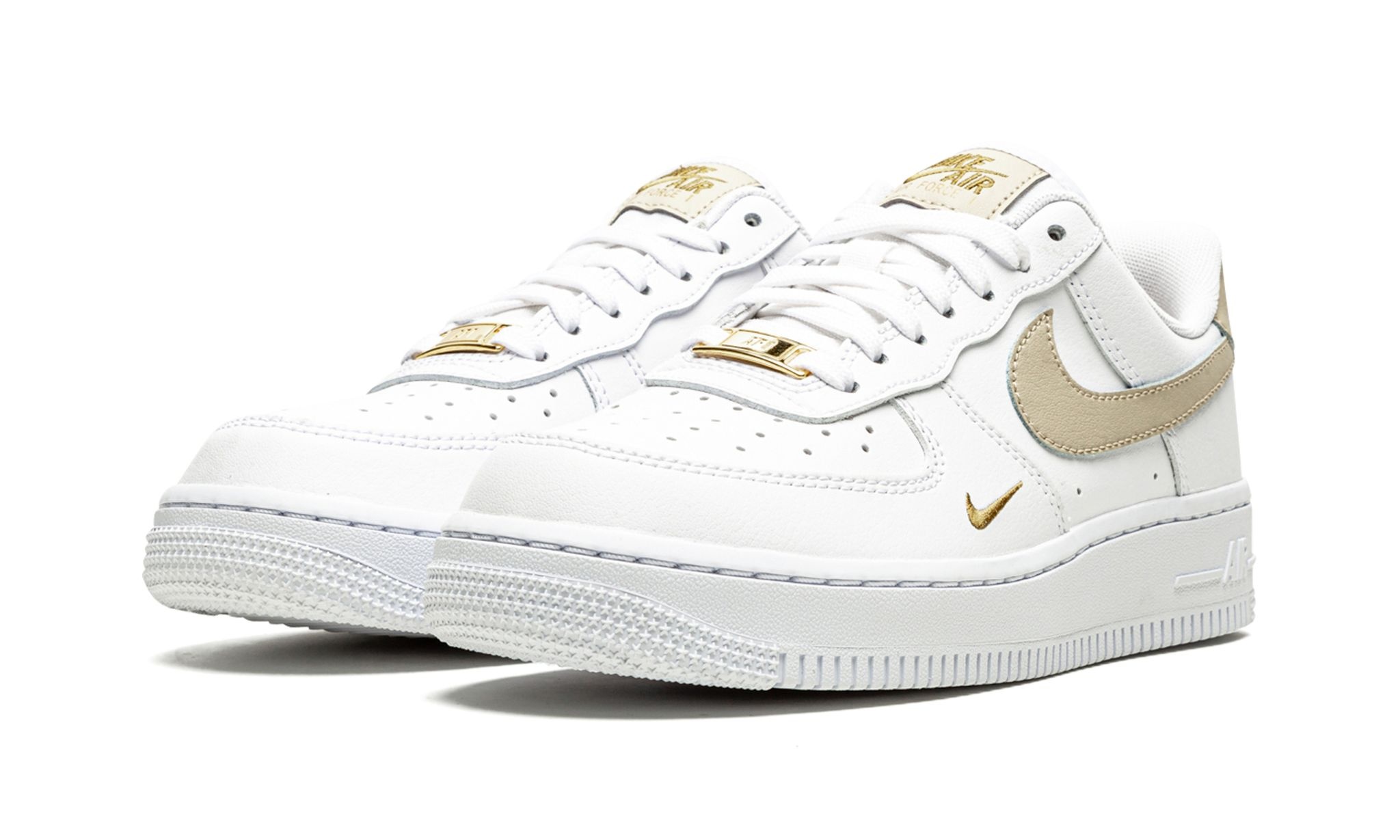 WMNS Air Force 1 Low Essential "Toe Swoosh - White / Rattan" - 2