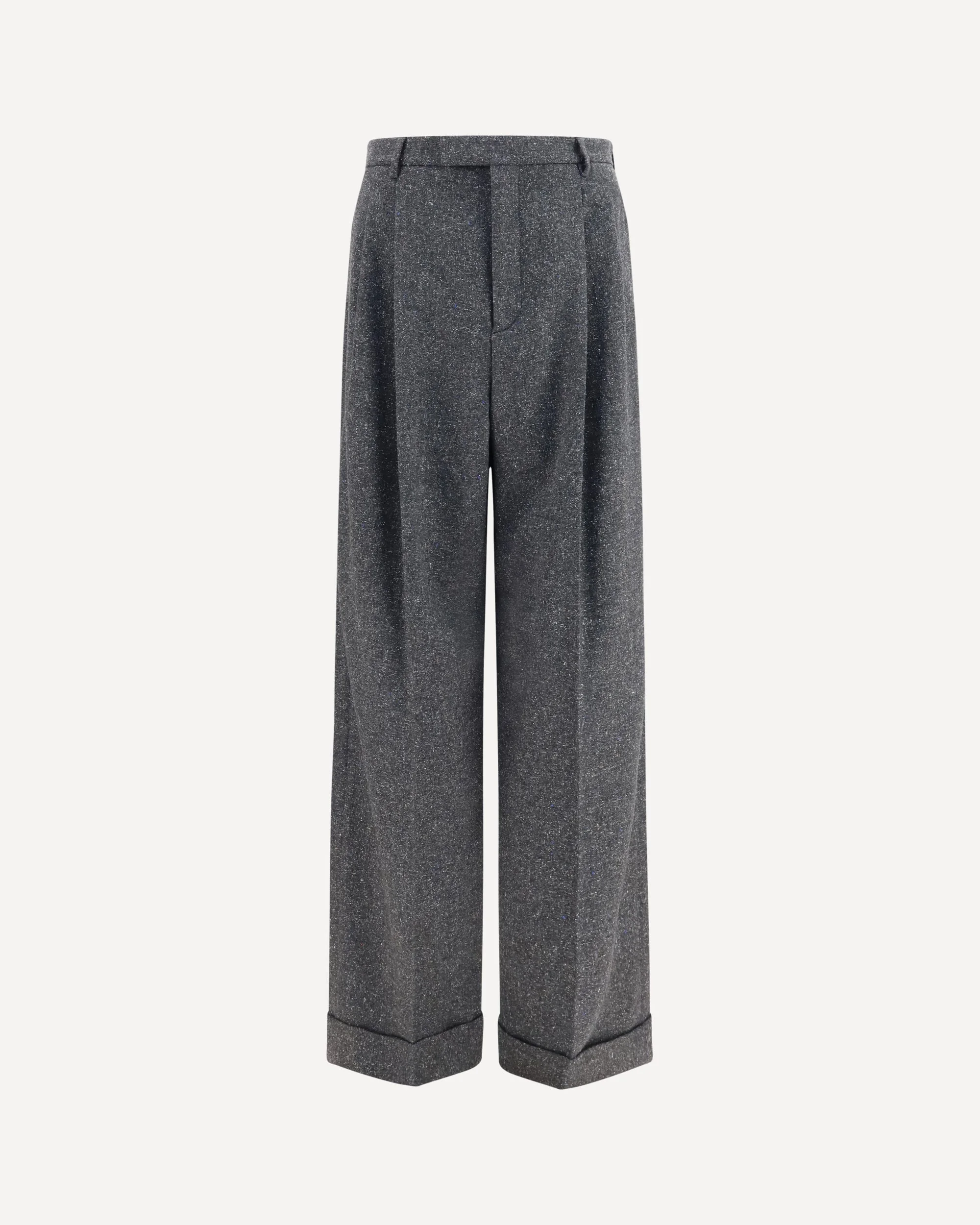 Tailored wool and silk-blend Pants - 1