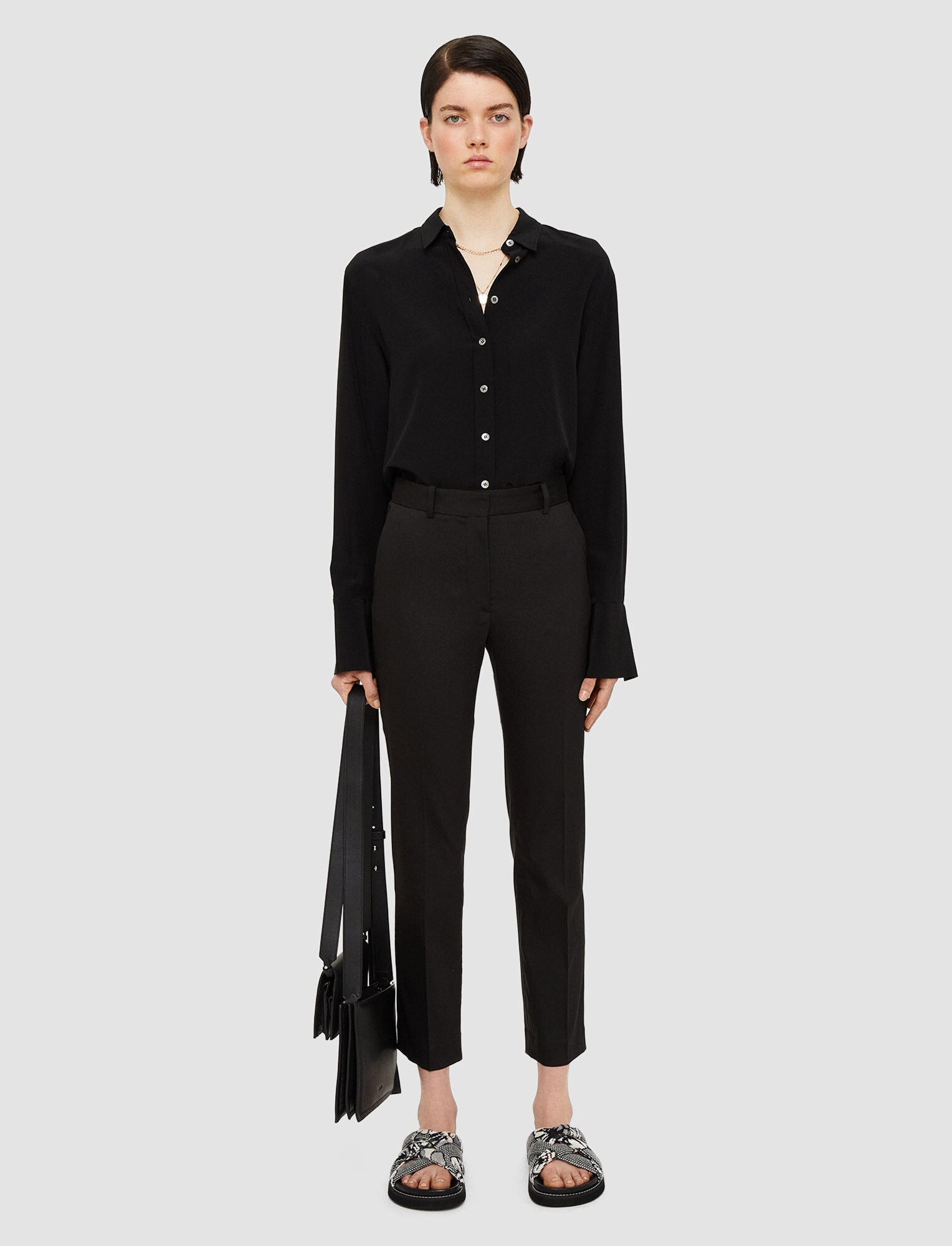 Light Gabardine Stretch Coleman Trousers - 2