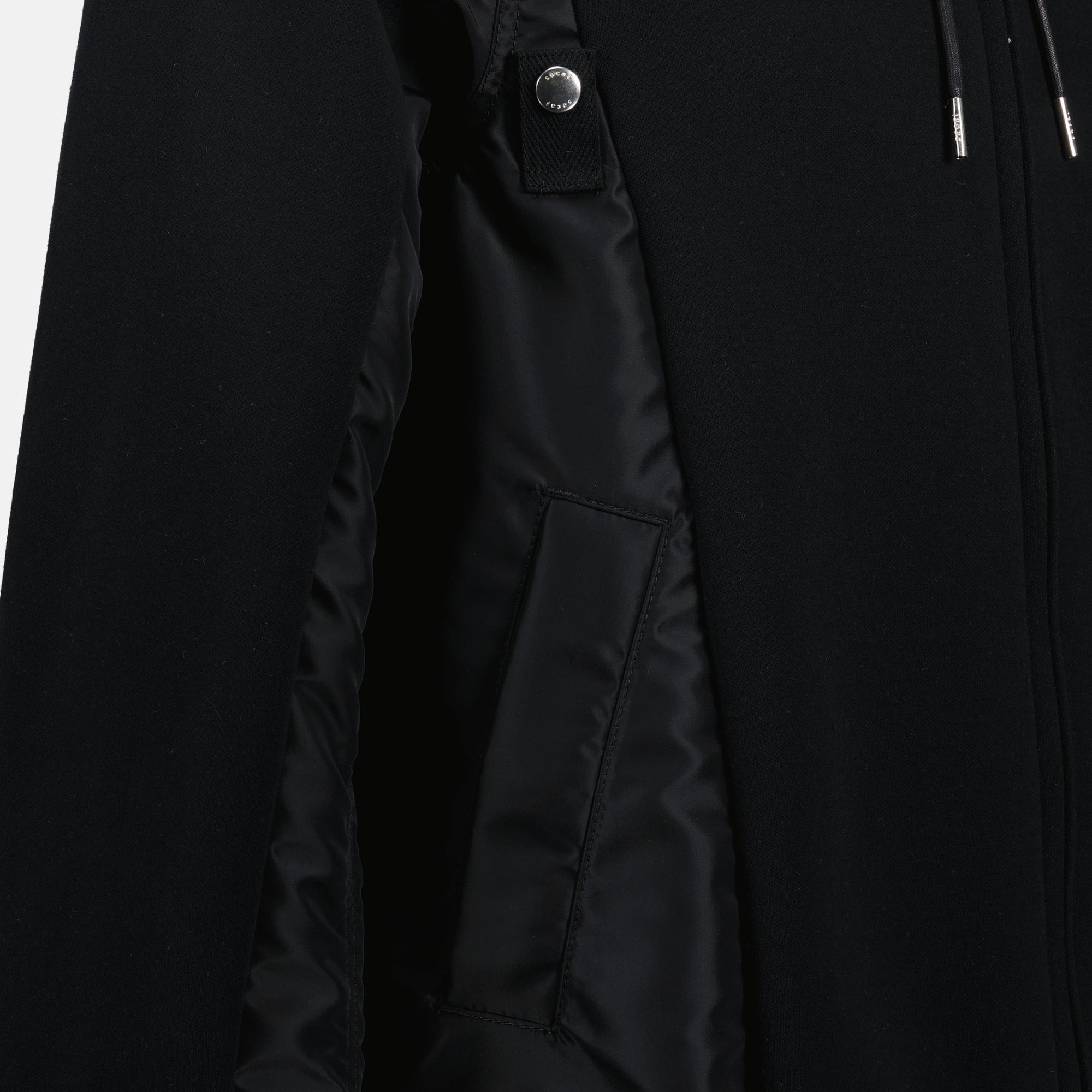 Sweat zippée bi-matière - 8