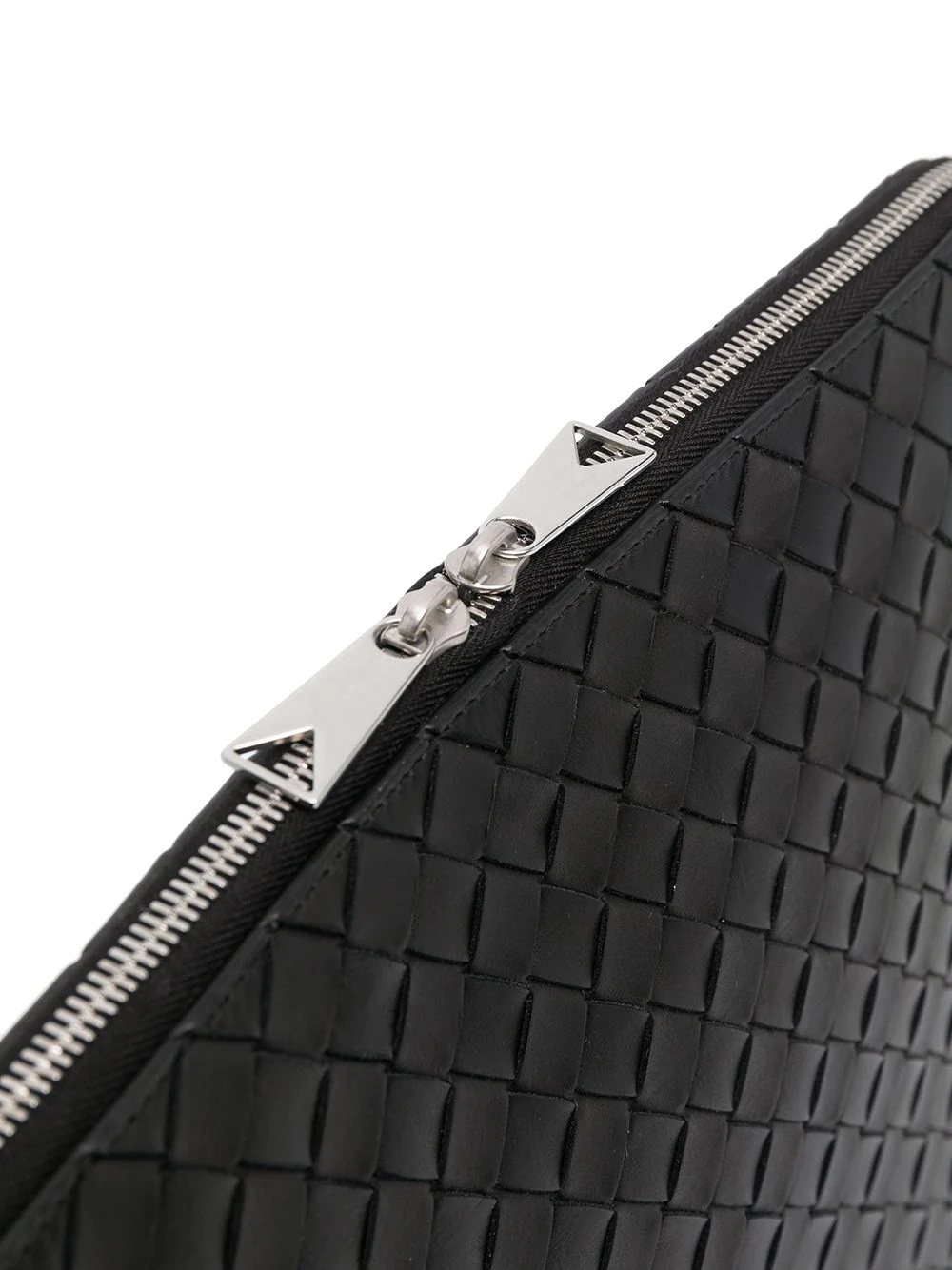 Intreacciato zip-around laptop case - 3