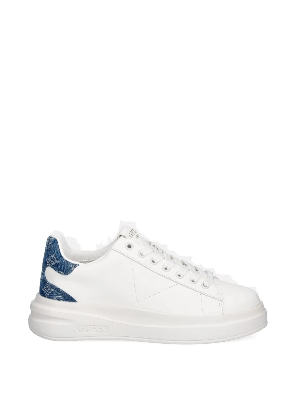 patterned panel sneakers - 1
