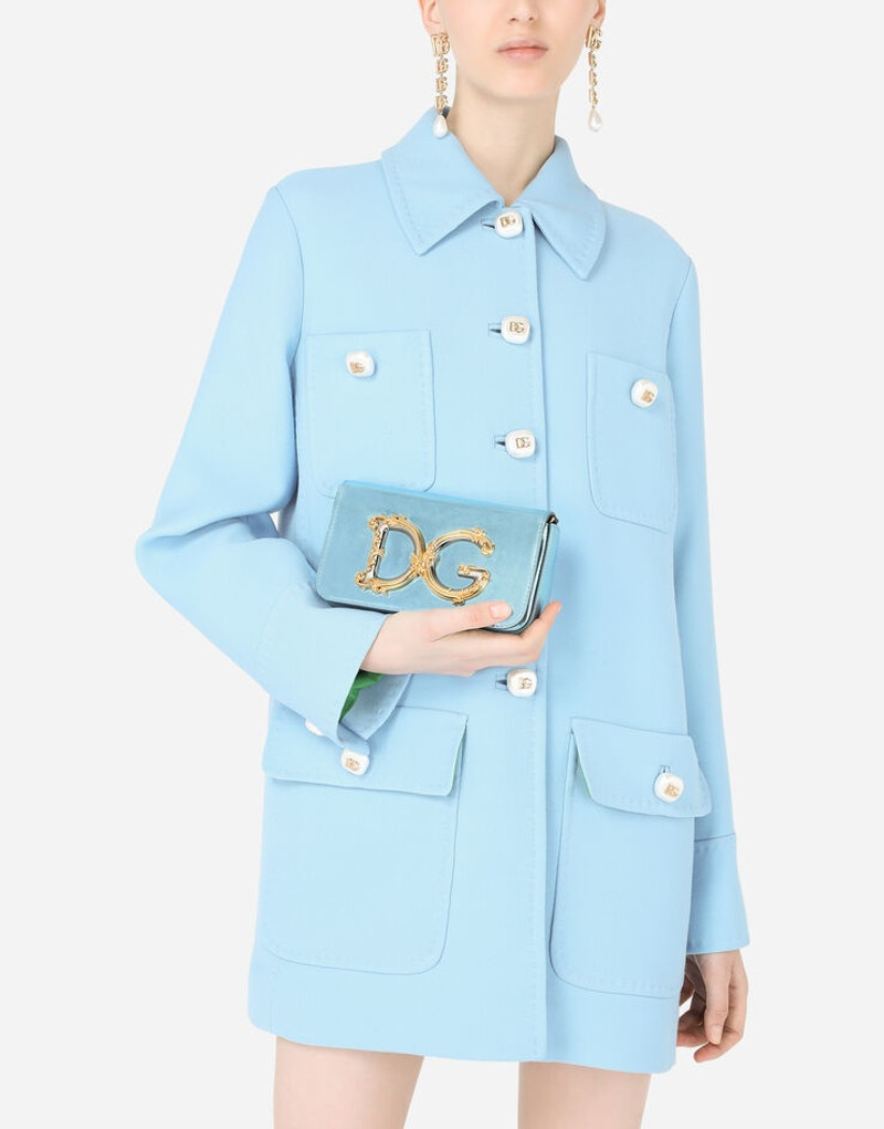 Dolce & Gabbana Nappa mordore leather DG Girls clutch outlook