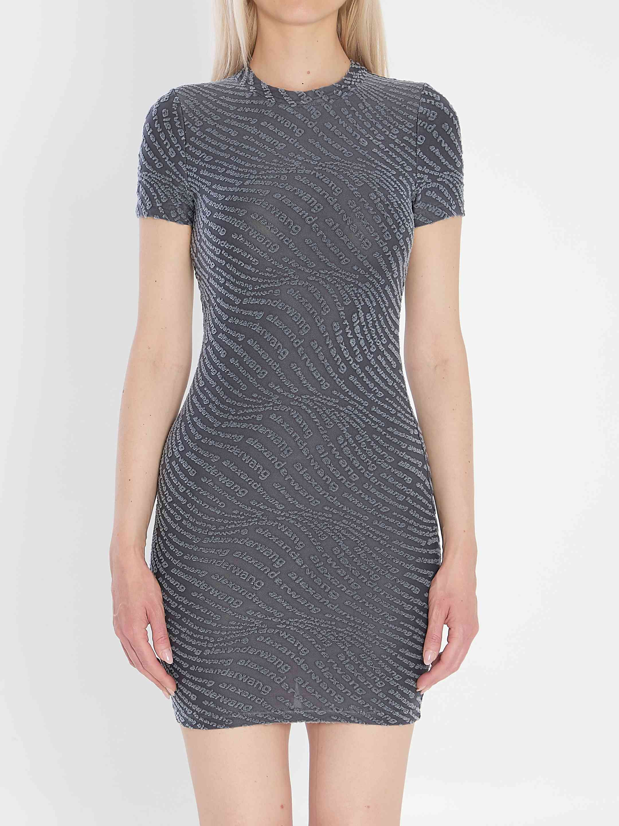 Alexander Wang Women Mini Dress In Graphite - 1