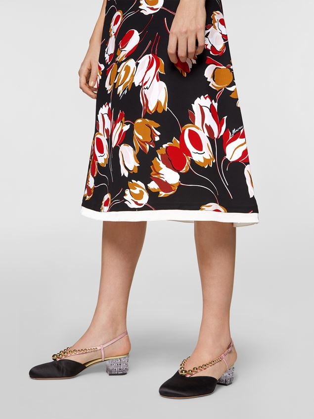 WINDBLOWN PRINT CADY A-LINE SKIRT - 5