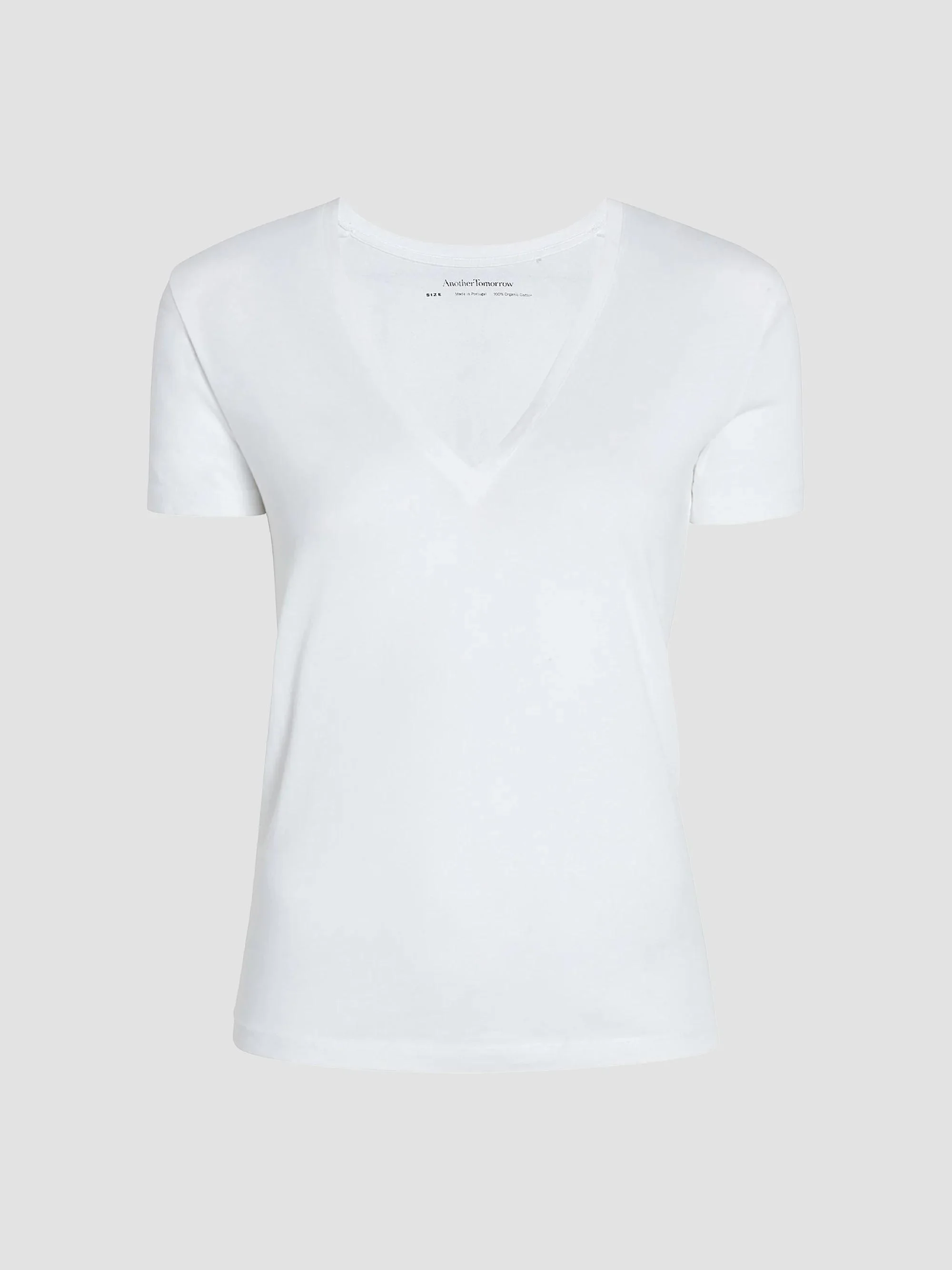 Women's V-Neck Tee - White - 1