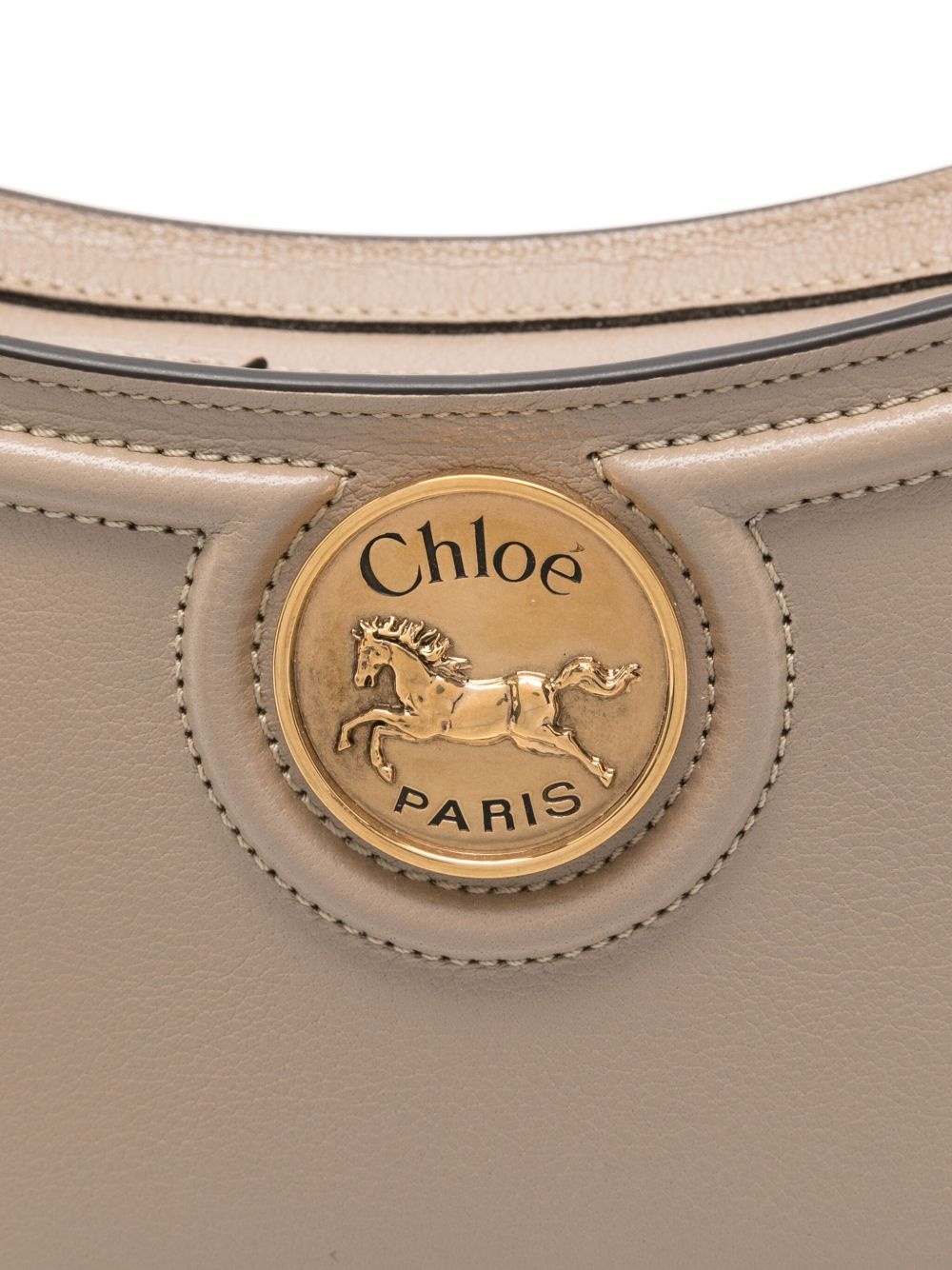 horse-emblem shoulder bag - 4