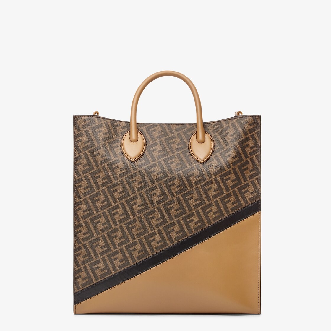 Fendi Diagonal Vertical Tote - 1