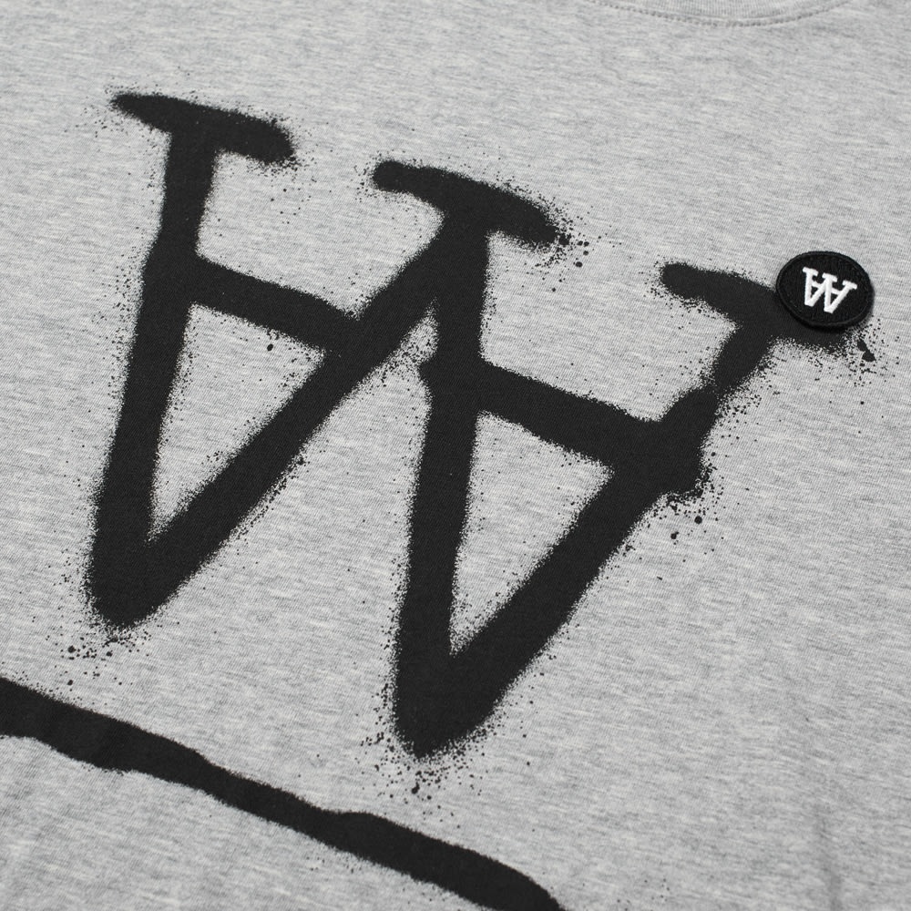 Wood Wood Spray Logo Ace Tee - 3