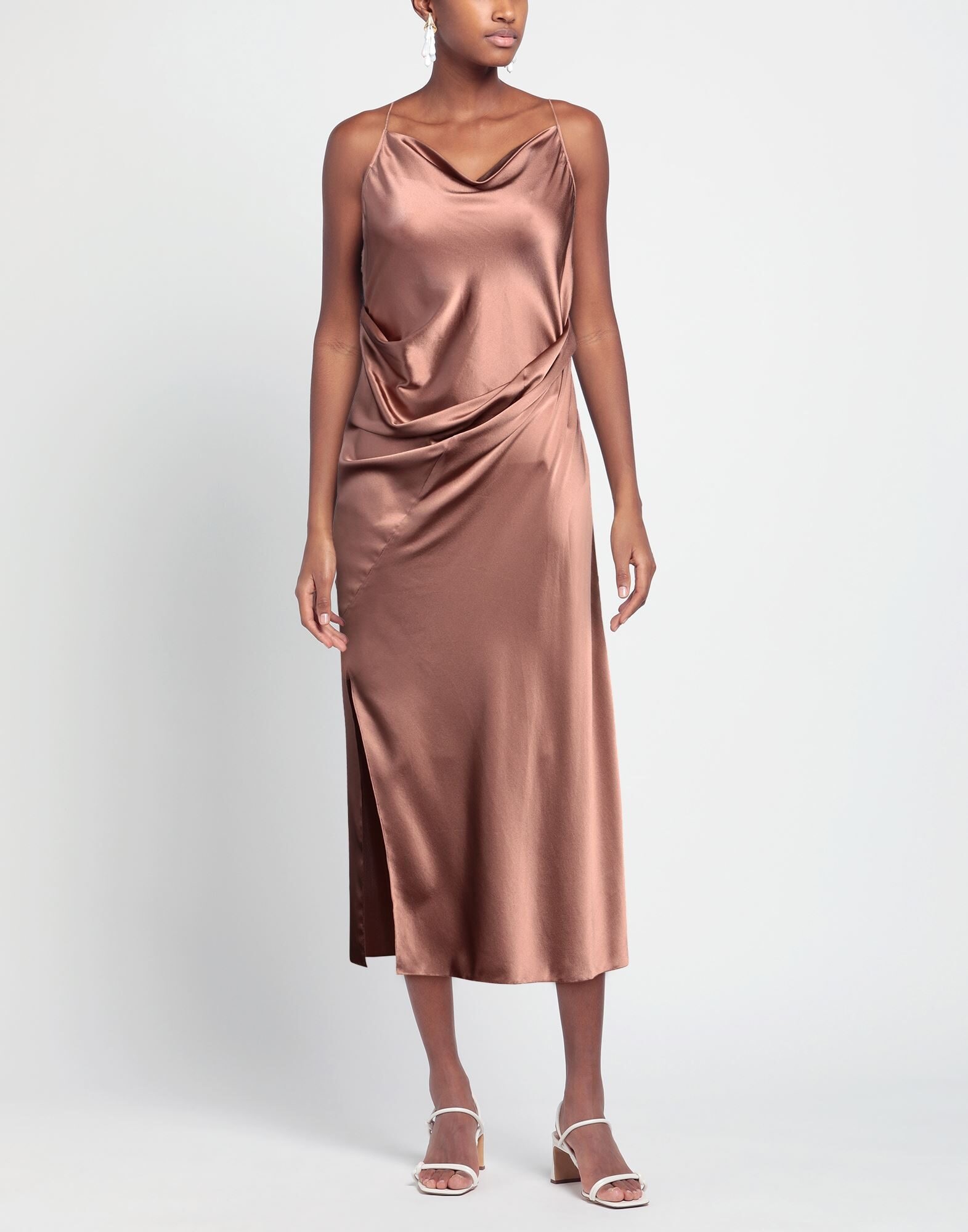 Helmut Lang STRETCH SILK HALTER DRESS - N05HW608_Q2D | REVERSIBLE