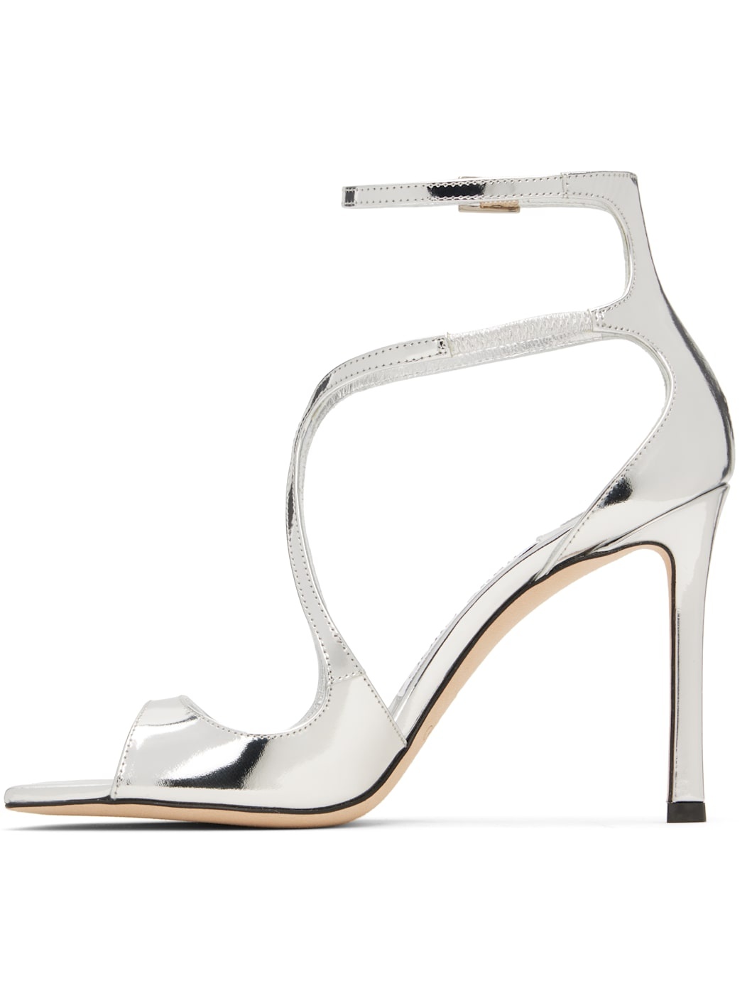 Silver Azia 95 Heeled Sandals - 3