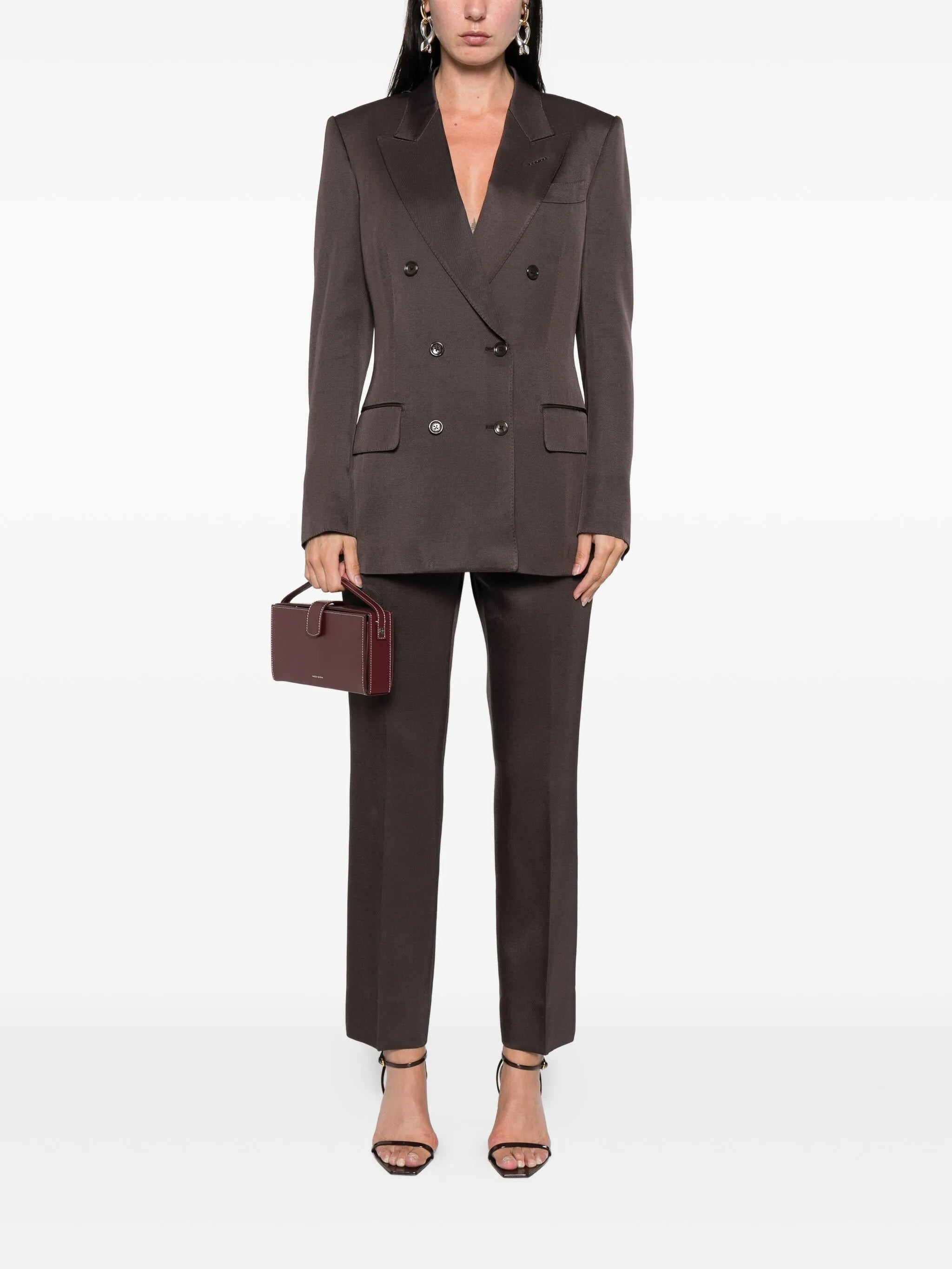Tom Ford Double-breasted Silk-blend Jacket - 3