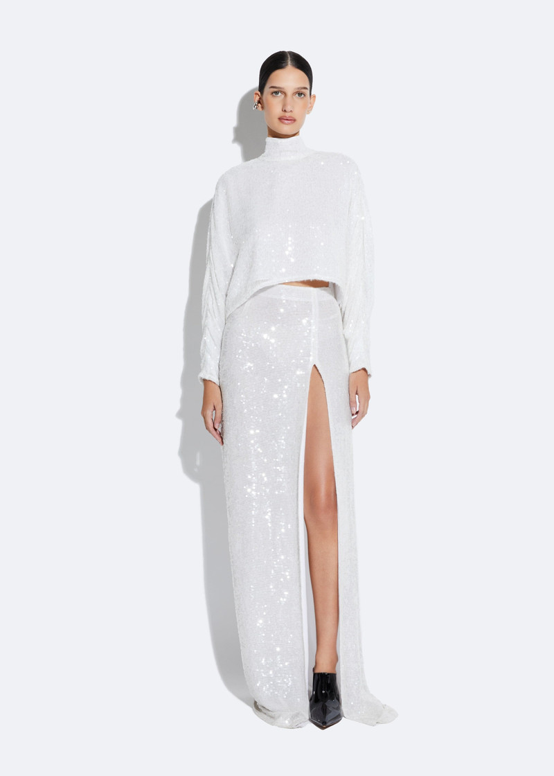 LAPOINTE Sequin Maxi Skirt outlook