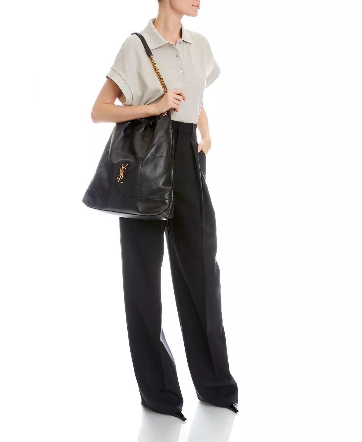 Jamie Large Pochon Shoulder Bag - 3