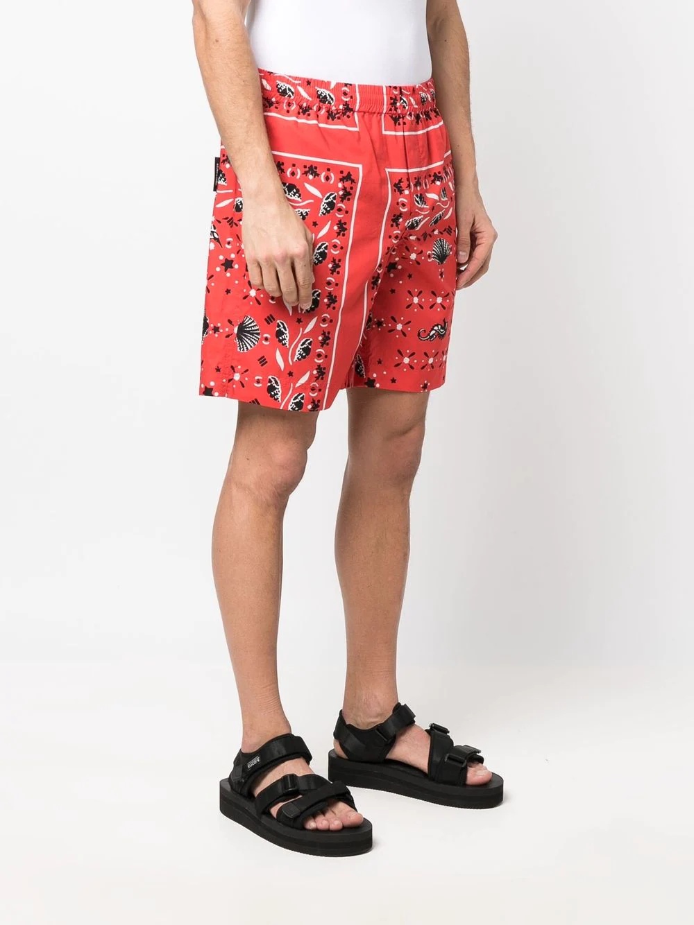 Bandana-print shorts - 3