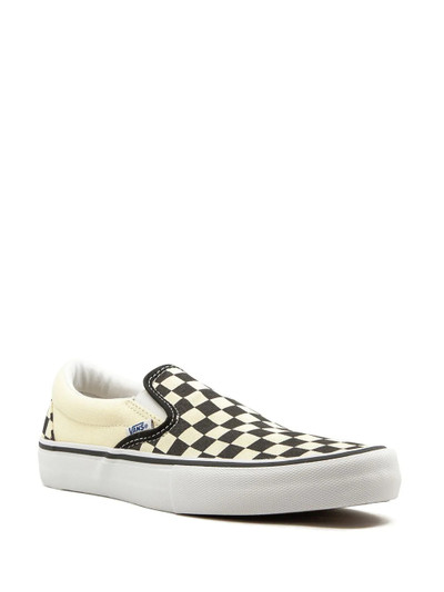 Vans slip-on pro checkered sneakers outlook