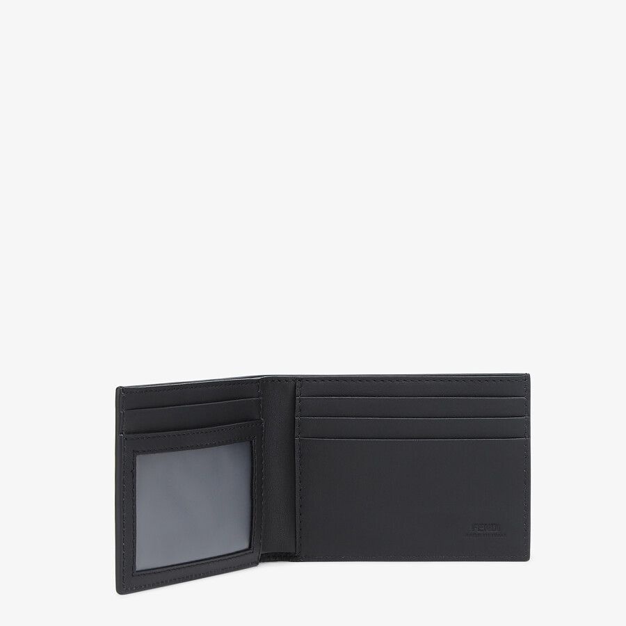 Black leather bi-fold wallet - 3