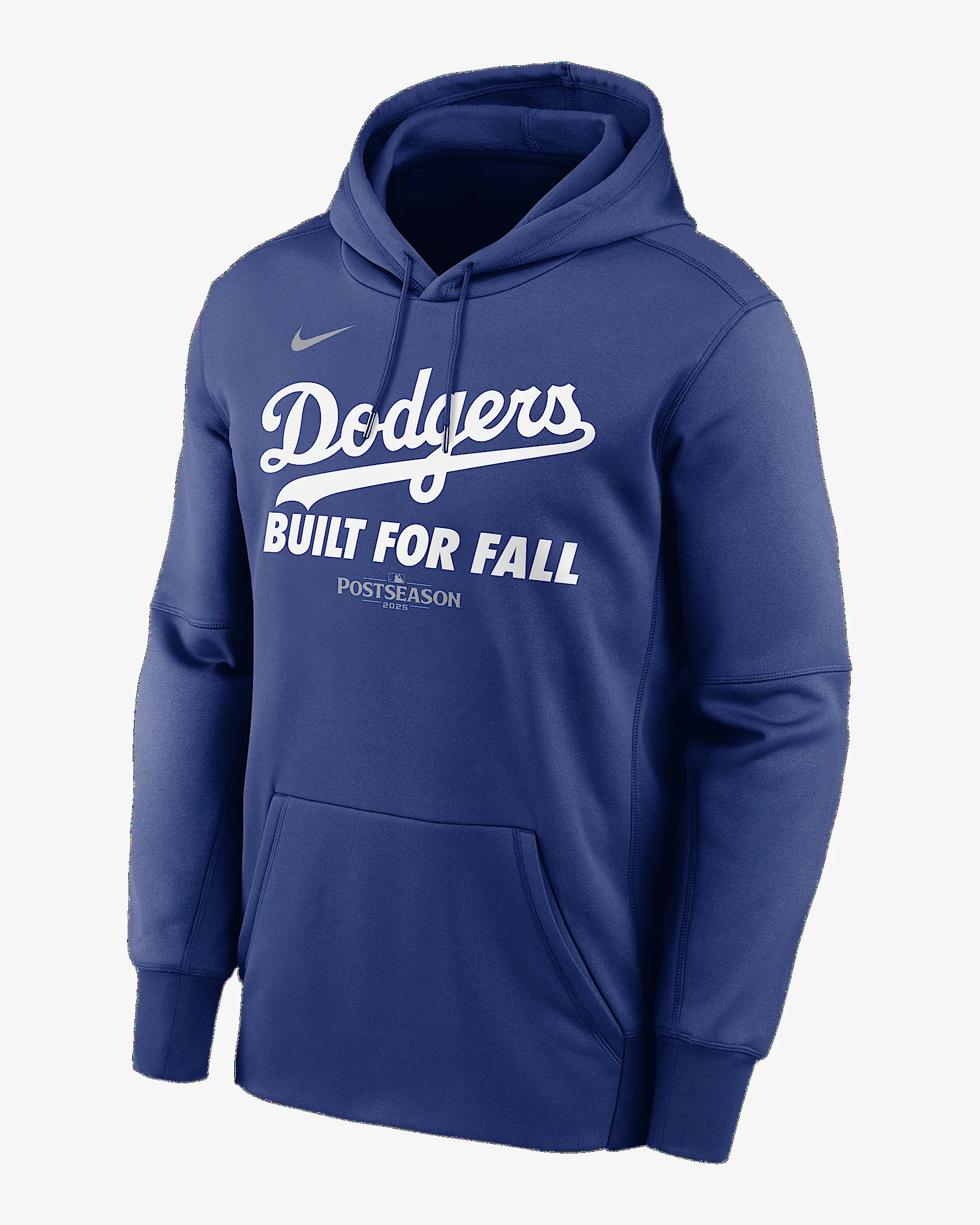 Los Angeles Dodgers 2025 Postseason Authentic Collection Men’s Nike Therma MLB Pullover Hoodie - 1