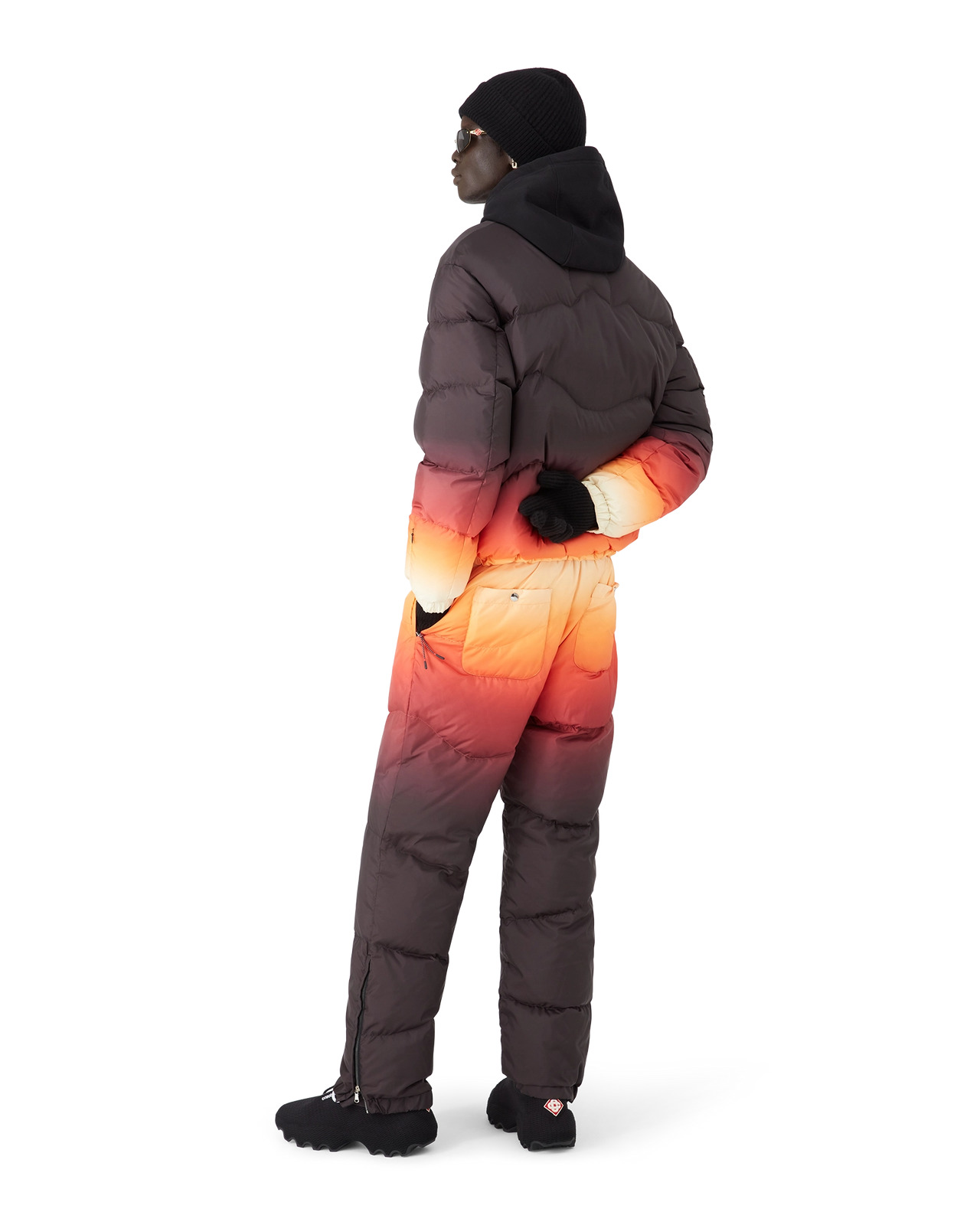 Gradient Quilted Puffer Jacket | Casablanca Paris - 4