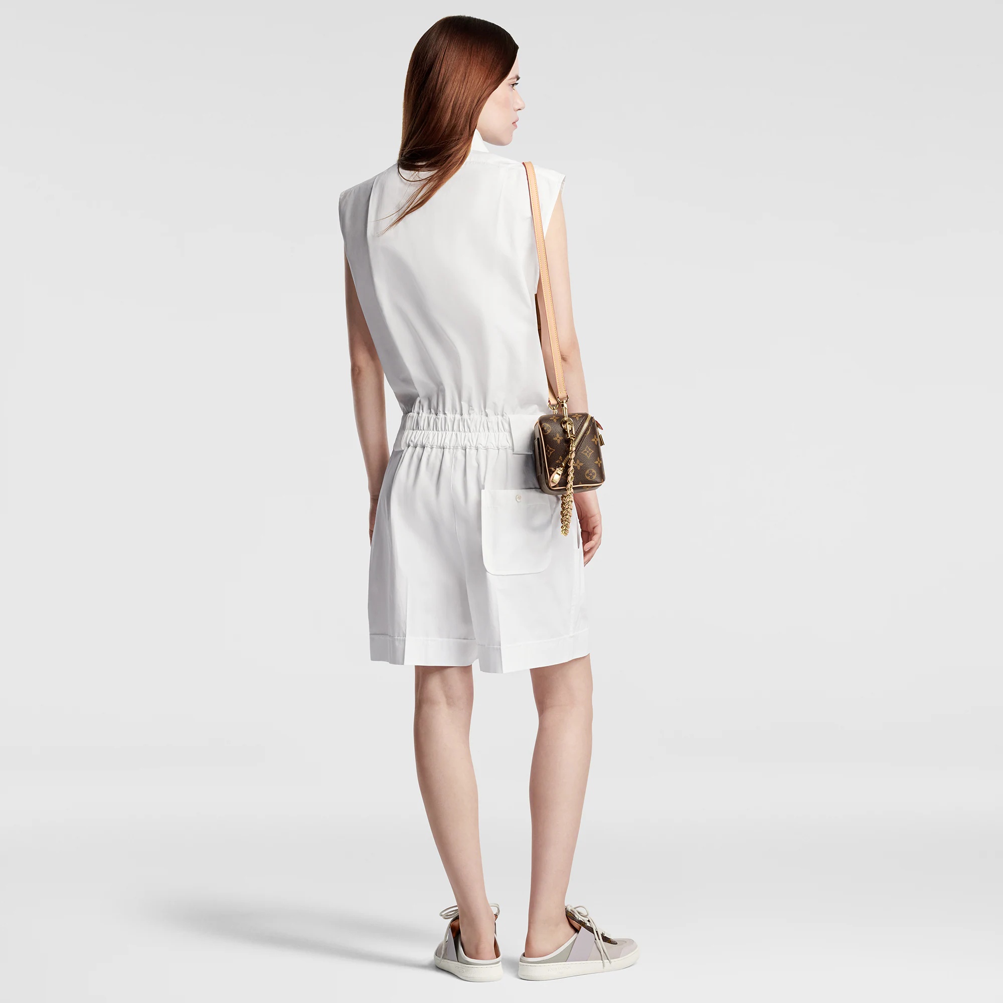 Tailored Poplin Playsuit - 3