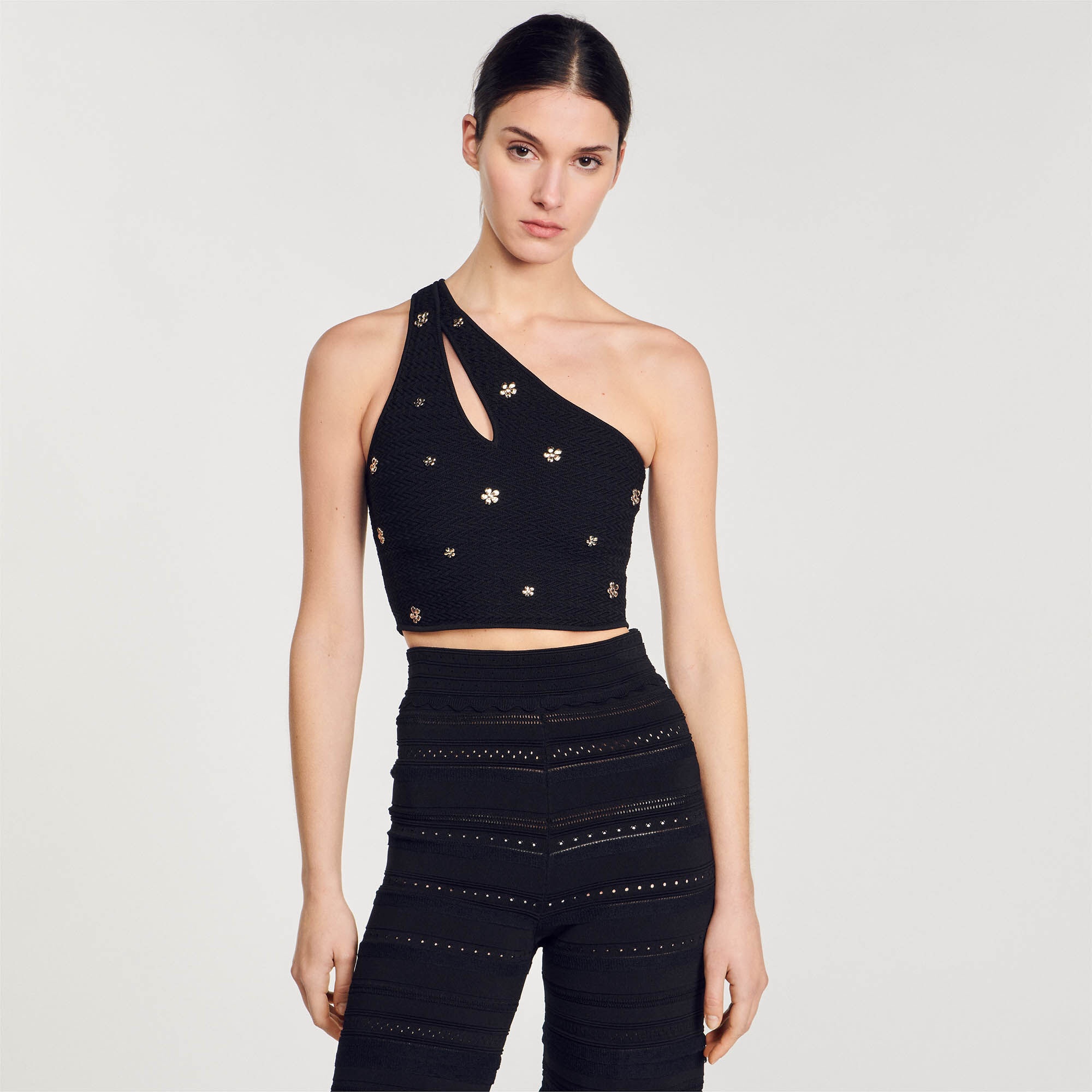 ASYMMETRICAL CROP TOP - 5