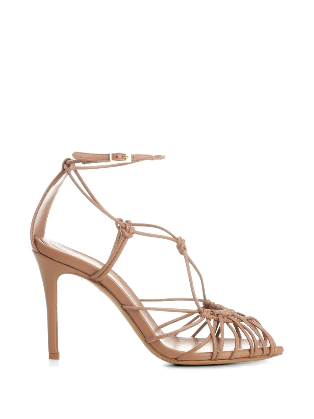 open-toe buckled sandals - 1
