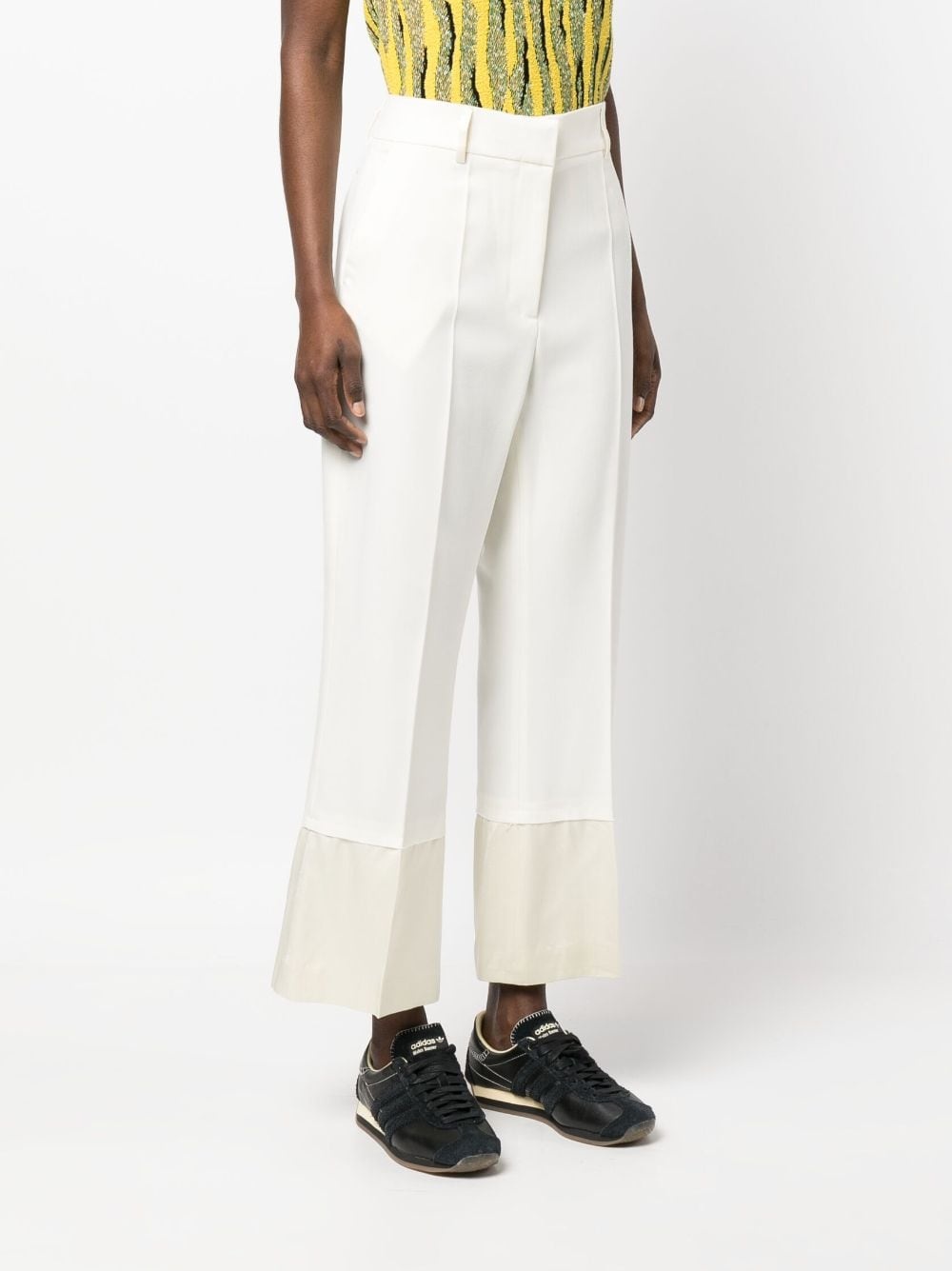 Harmony straight-leg wool trousers - 3