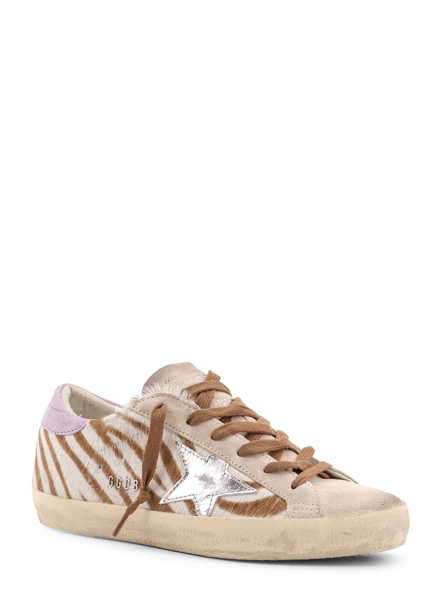 Super-Star Classic With List Low-Top Printed Pony Skin Sneakers - 6