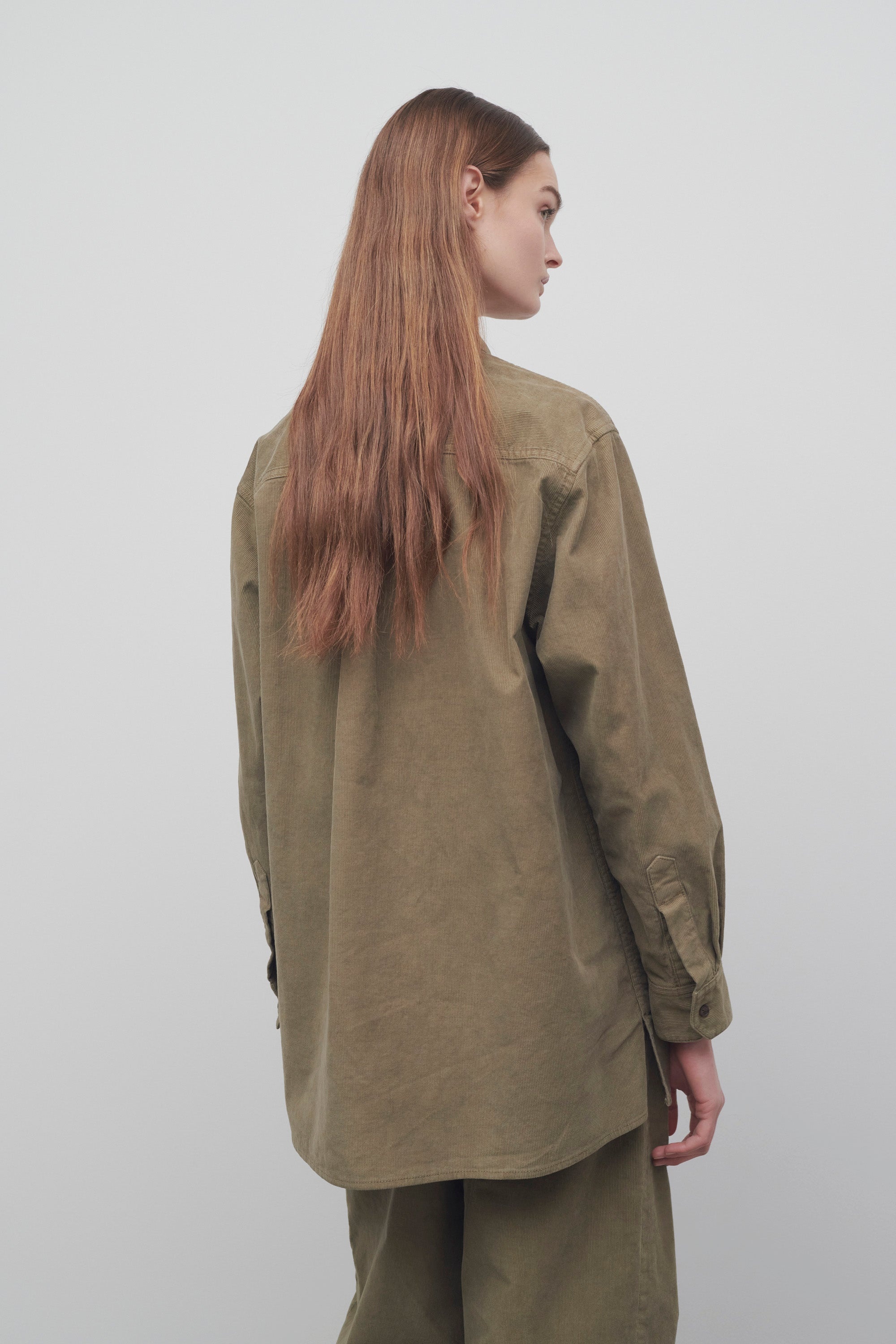 Idro Shirt in Cotton Corduroy - 5