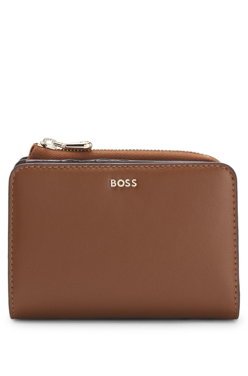 LOGO-LETTERING WALLET WITH ZIP 1