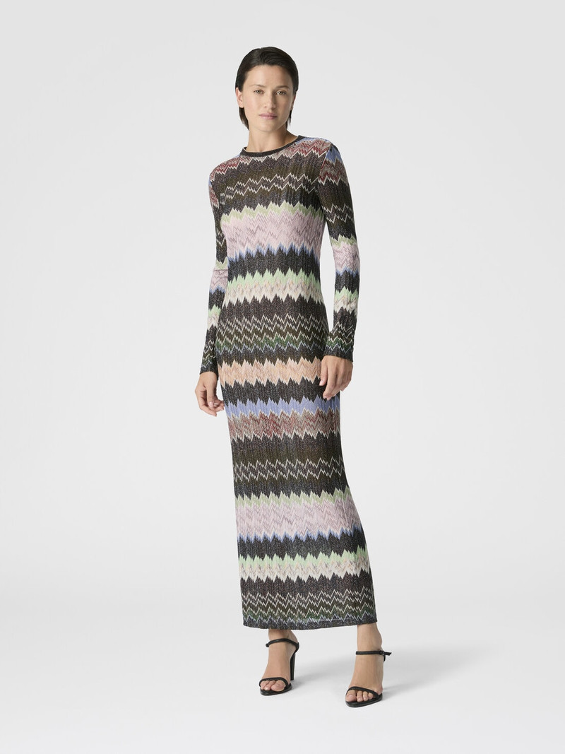 Missoni Viscose Lamé Snake-Pattern Gown outlook