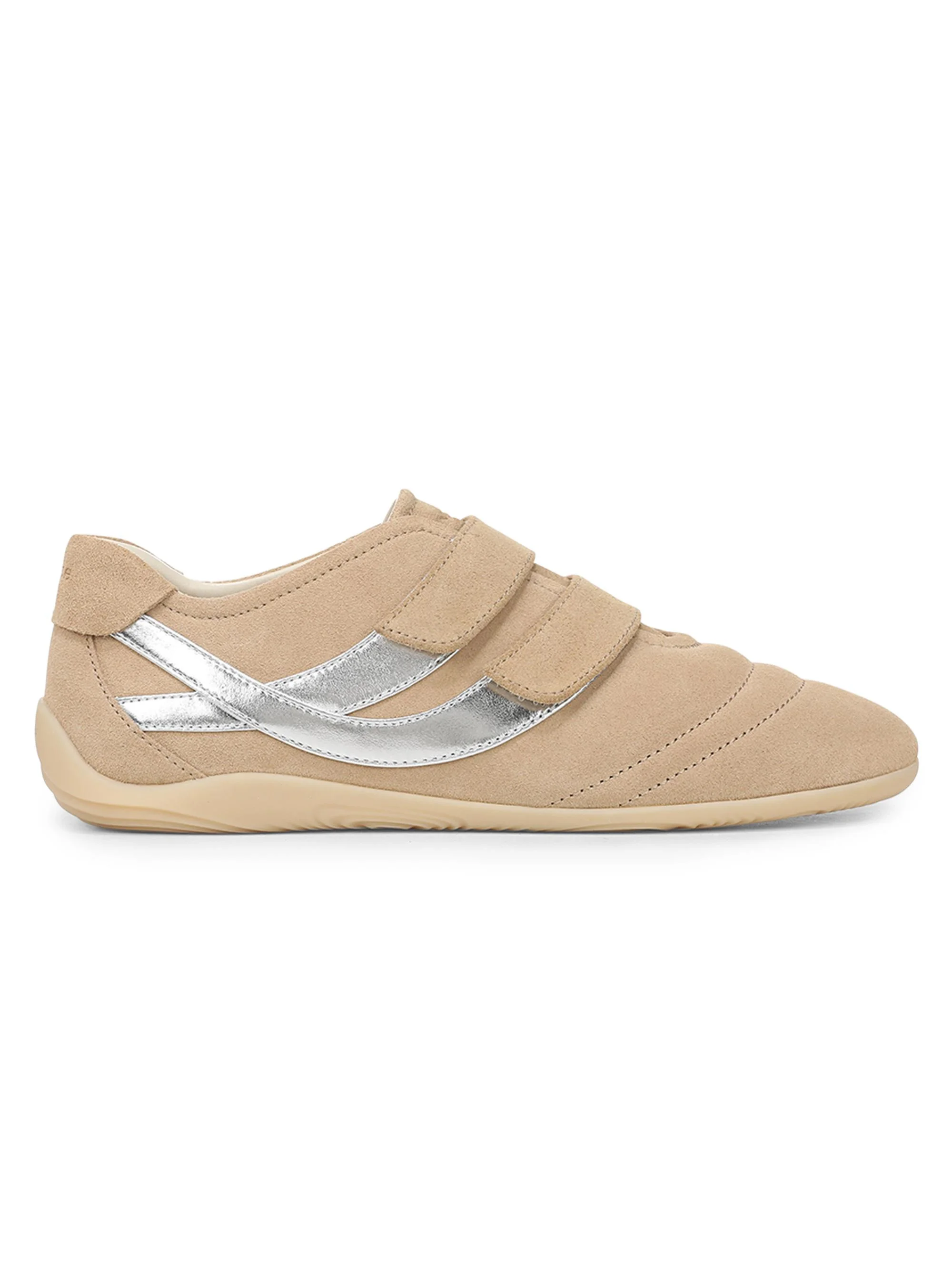 Women's Sonic Suede Low-Top Sneakers - Sand - 1
