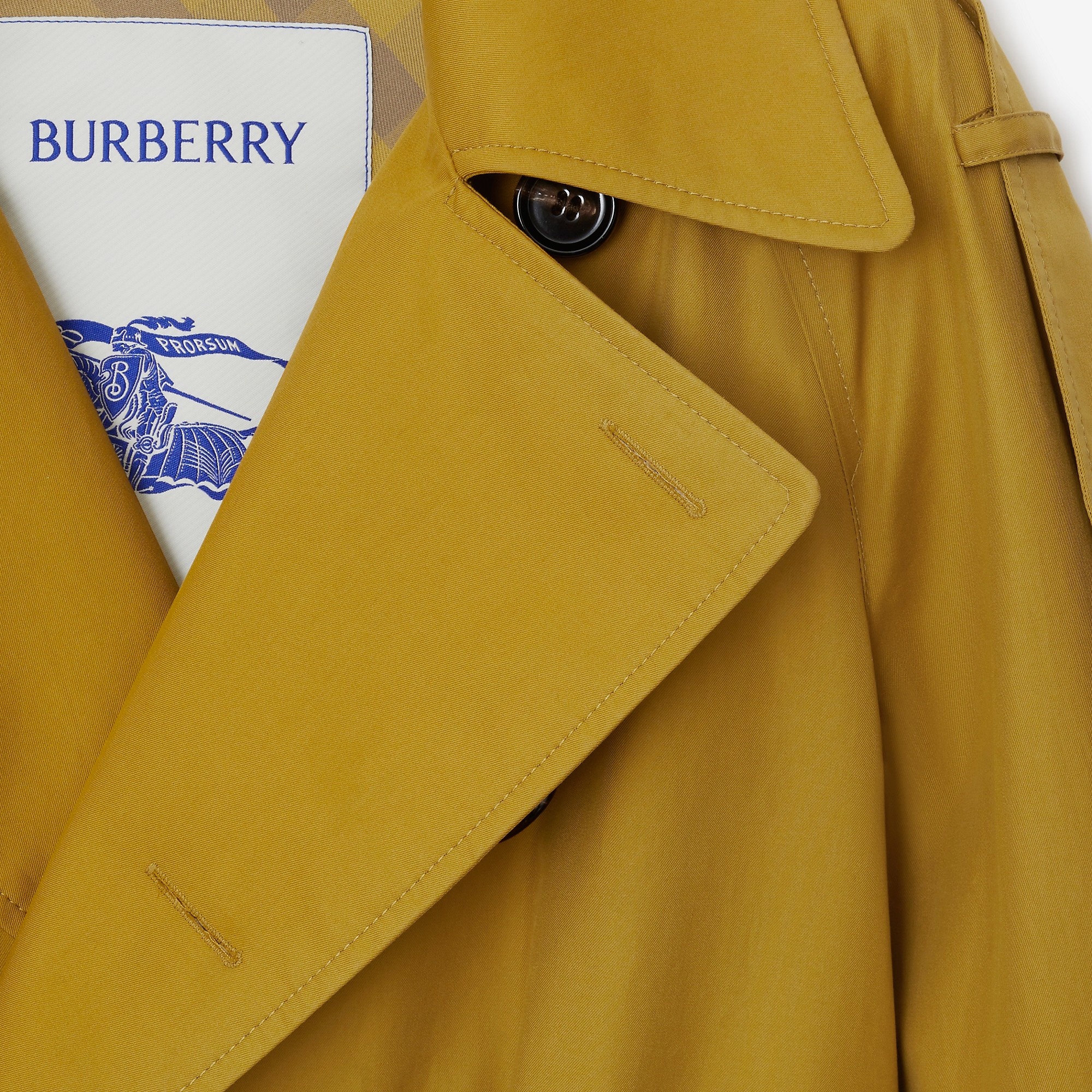 Burberry Long Gabardine Trench Coat | REVERSIBLE