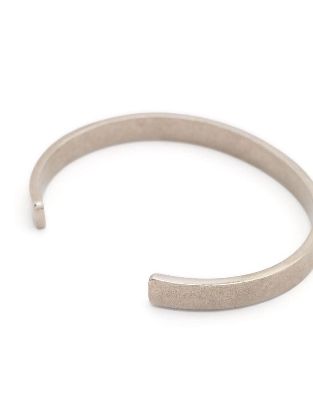 logo-engraved cuff bracelet - 3