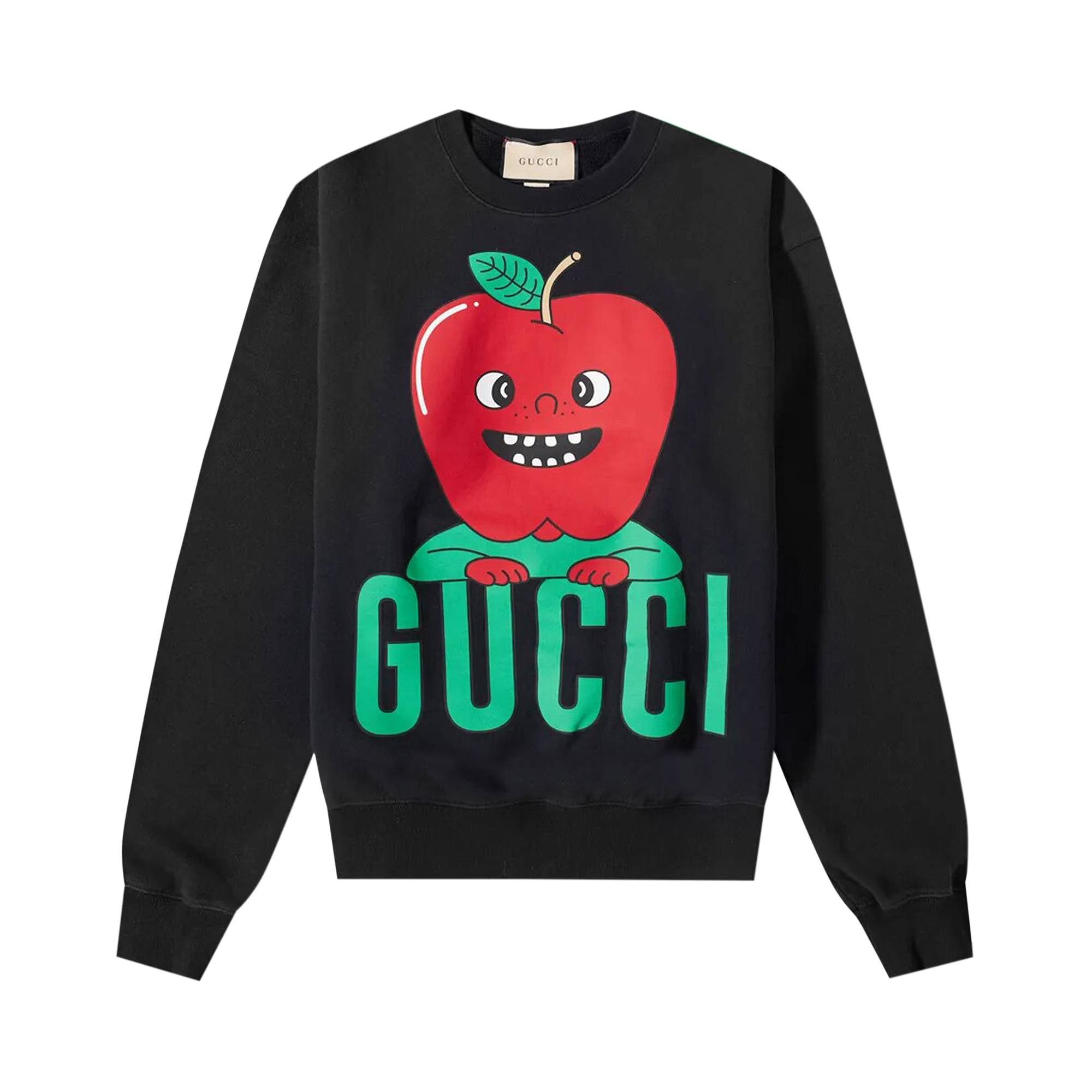 Gucci Pablo Delcielo Crew Neck Sweat 'Black' - 1