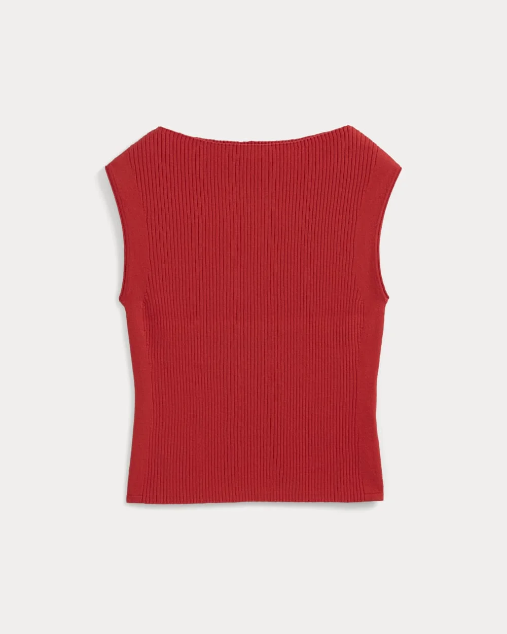 BOAT-NECK RIBBED KNIT - 1