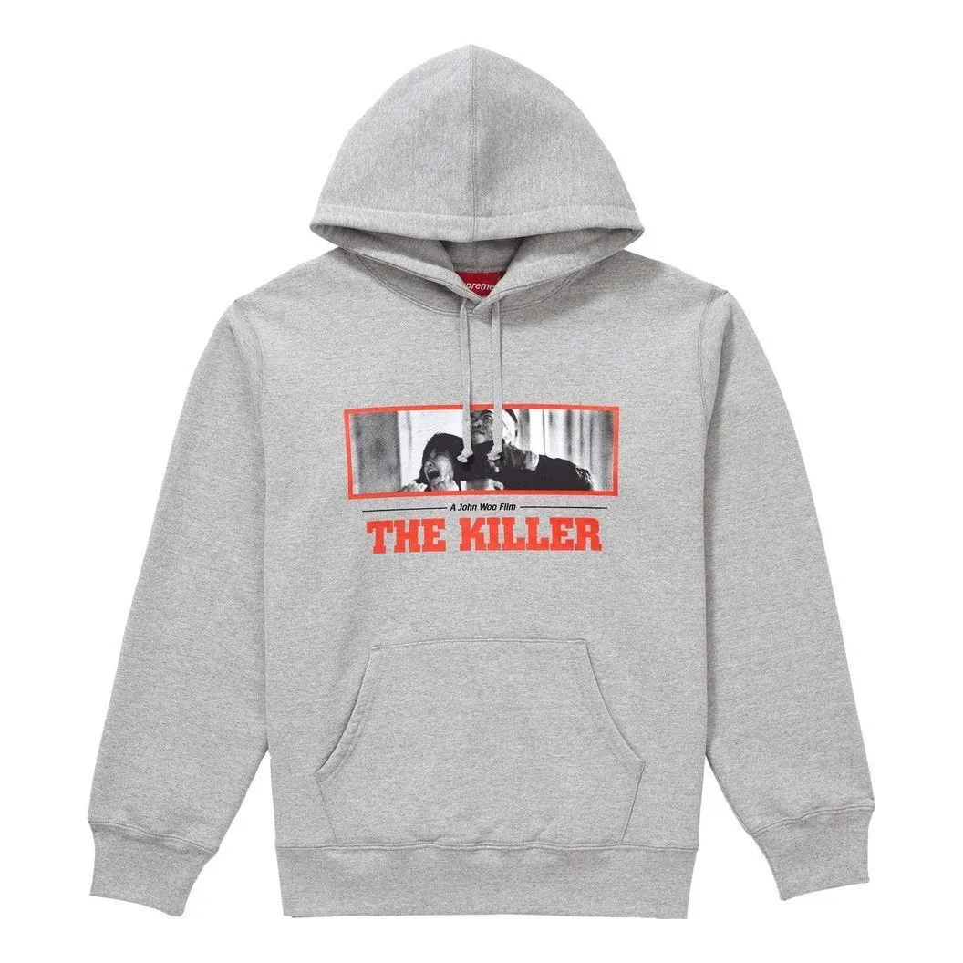 Supreme FW18 The Killer Hooded Sweatshirt Heather 'Grey' SUP-FW18-683 - 1