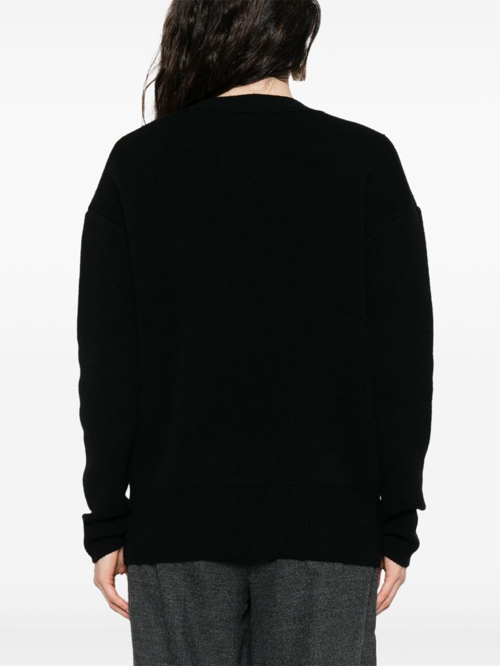 button-front cashmere cardigan - 4