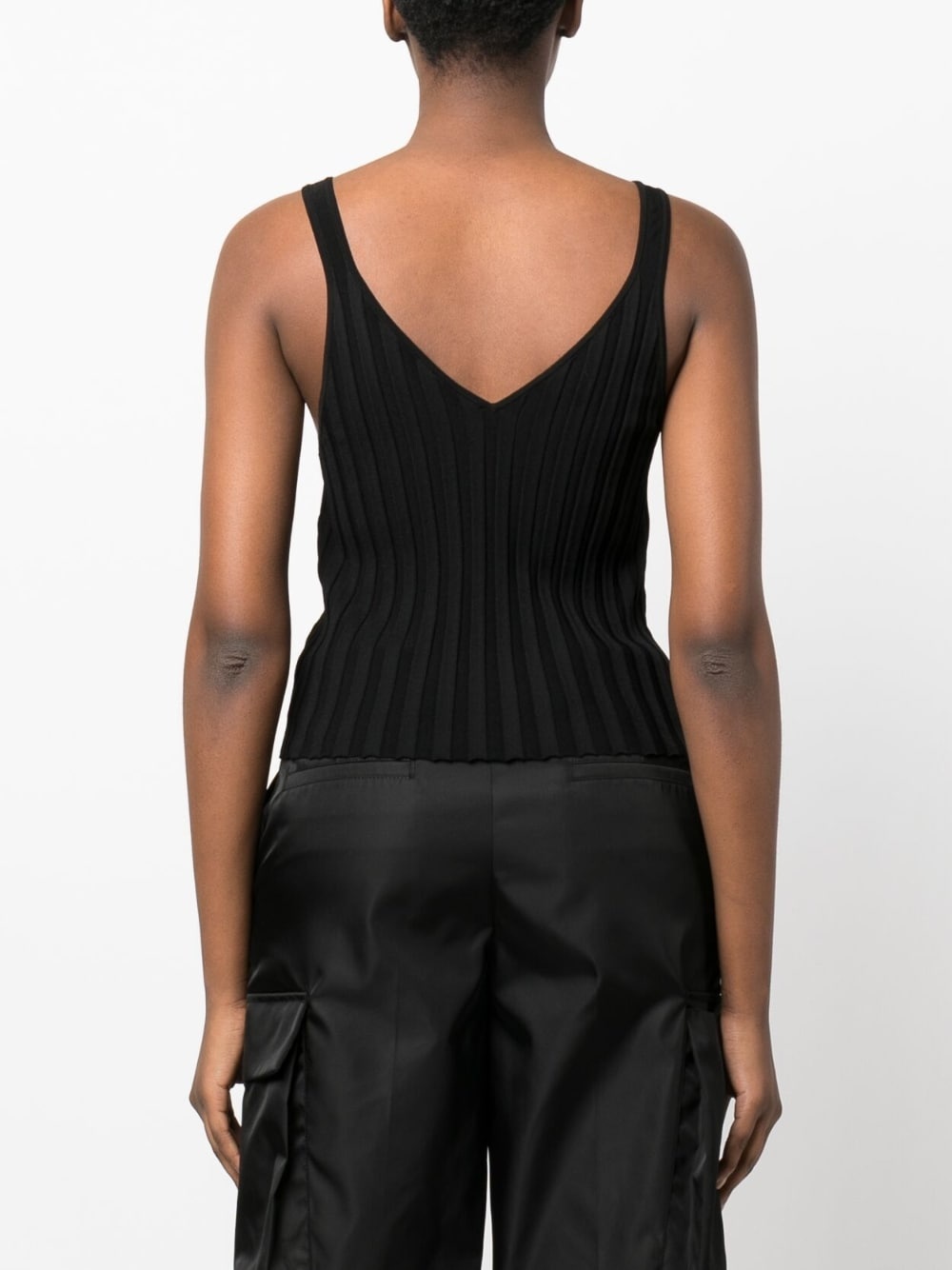 Angela V-neck knitted top - 4