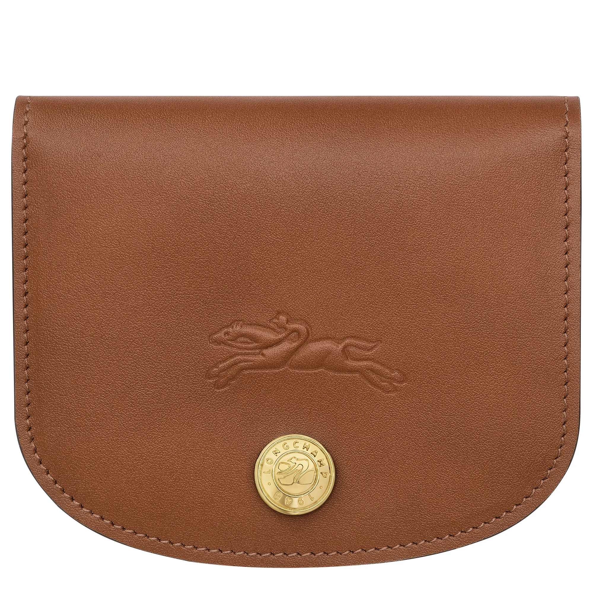 Épure Card holder Cognac - Leather - 1