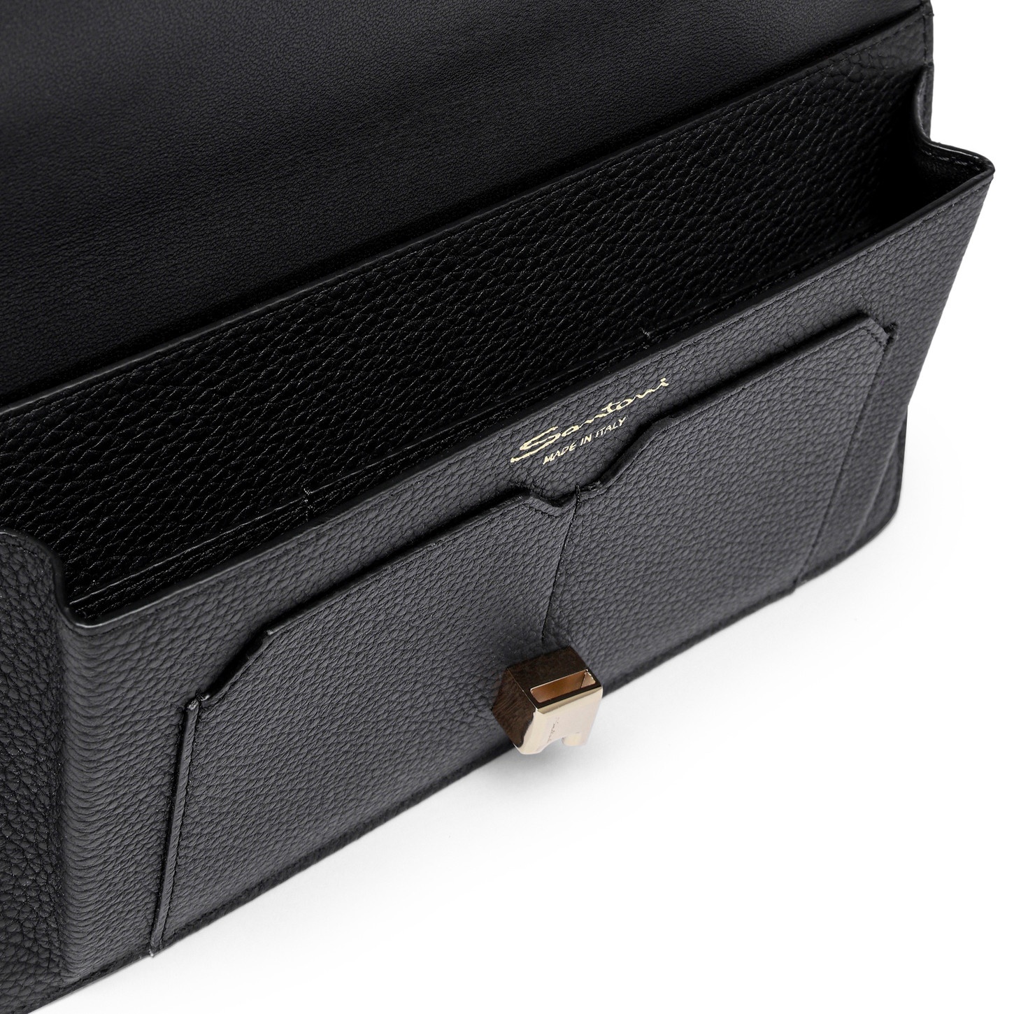 Black leather document holder - 2