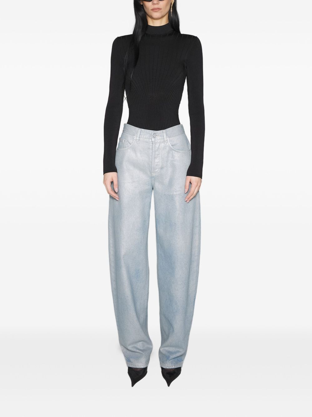 lace-up trousers - 3