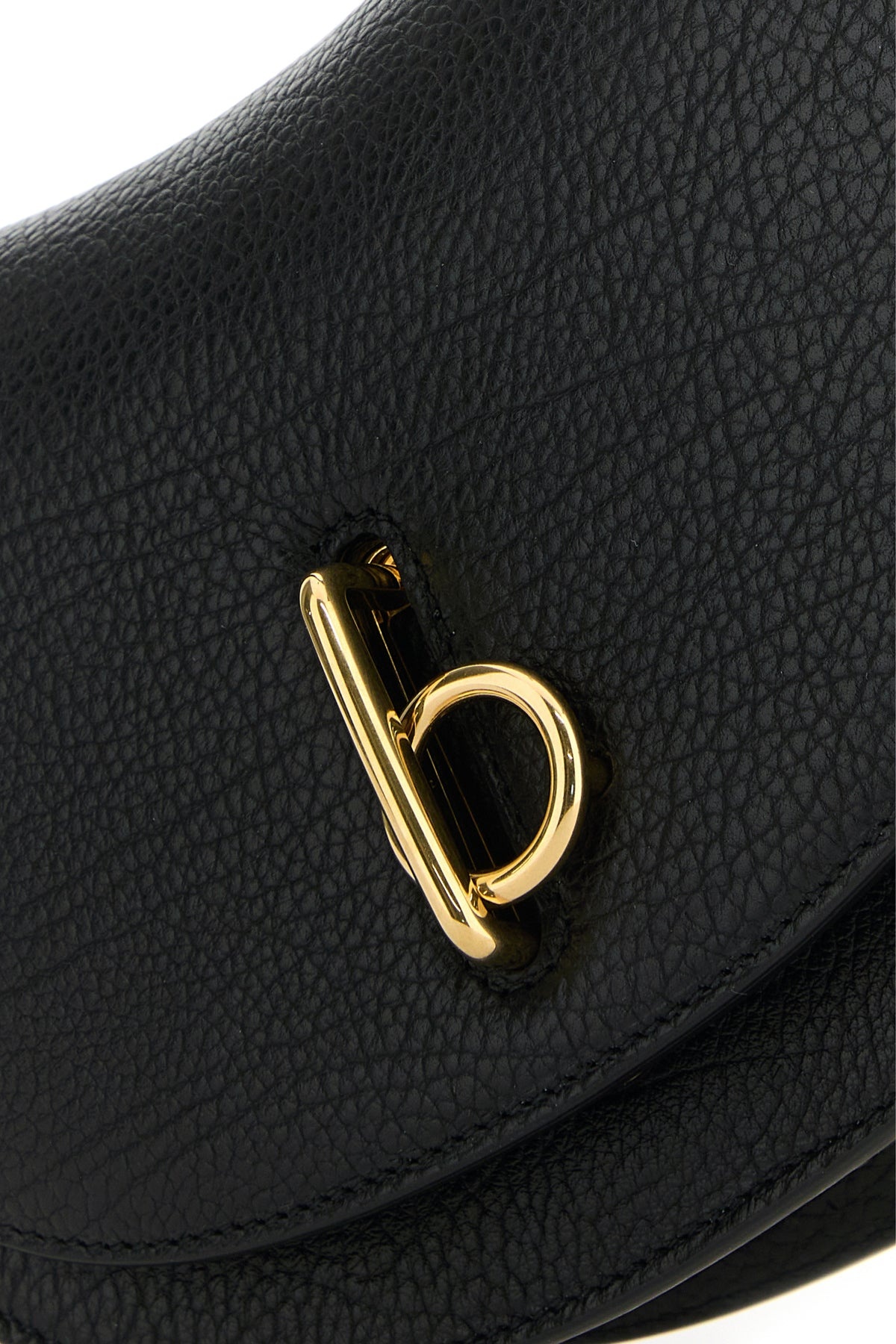 Black leather mini Rocking Horse shoulder bag - 4