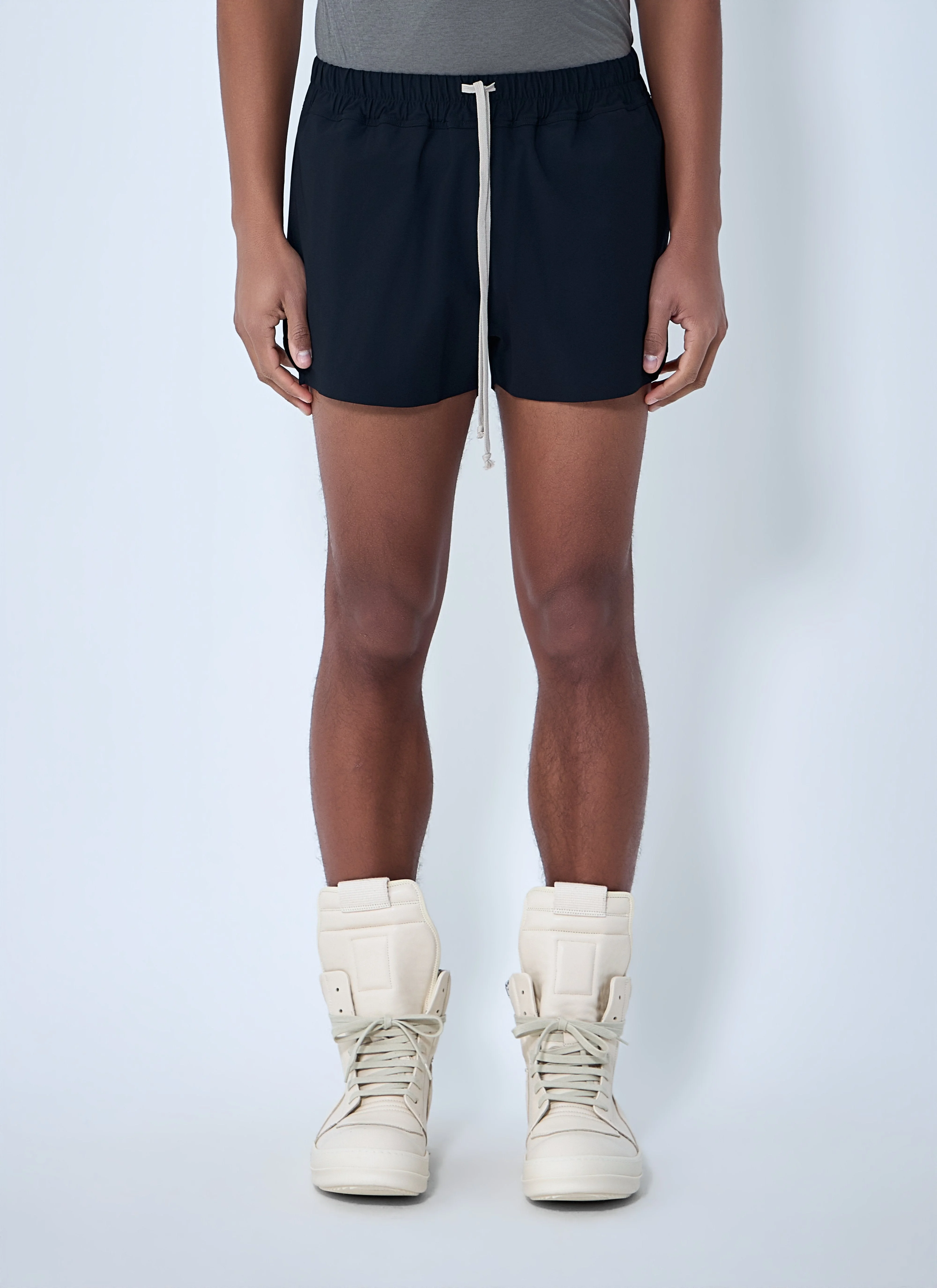 Rick Owens Men Elasticated Waistband Shorts - 1