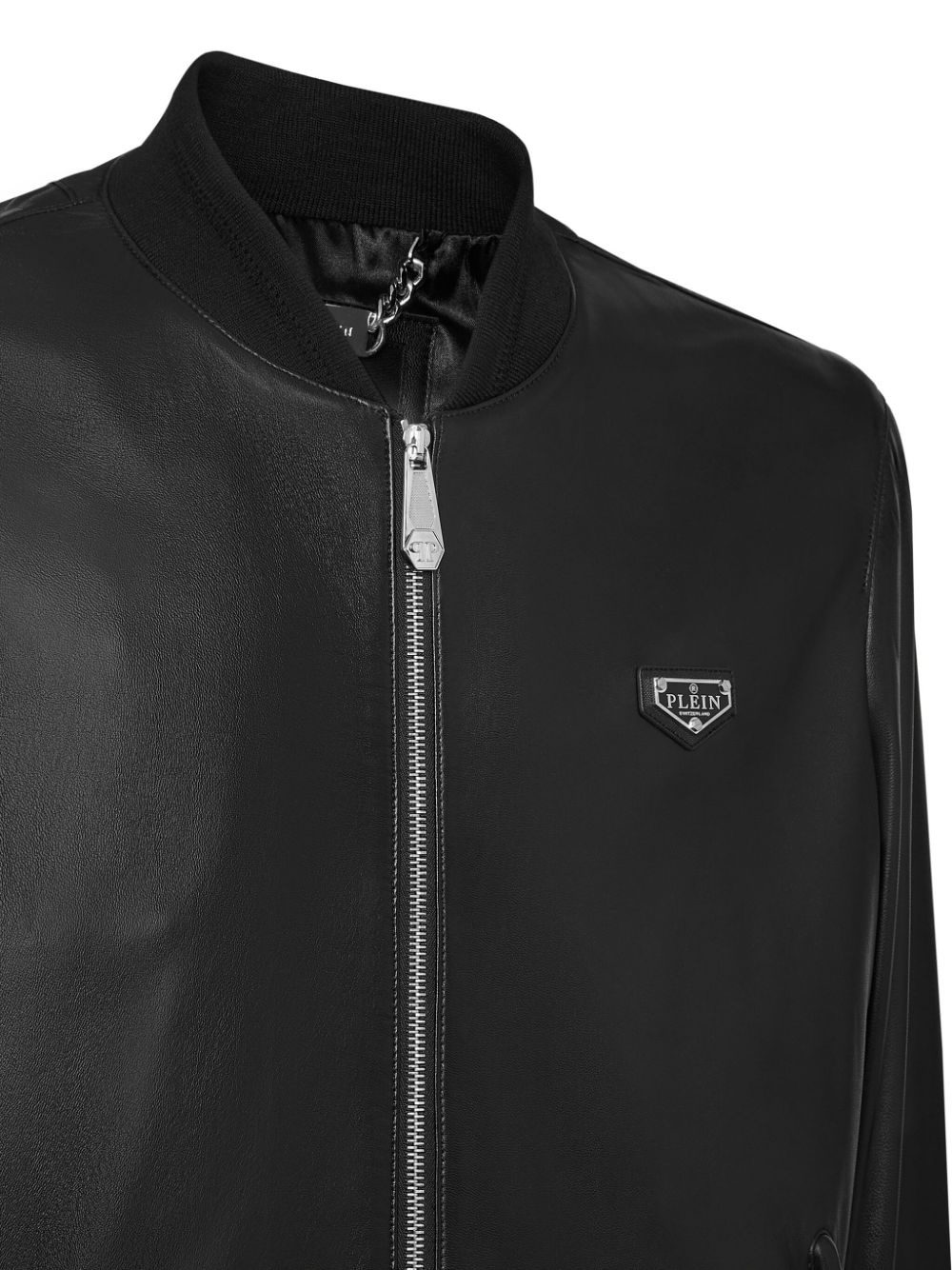 leather bomber jacket - 2