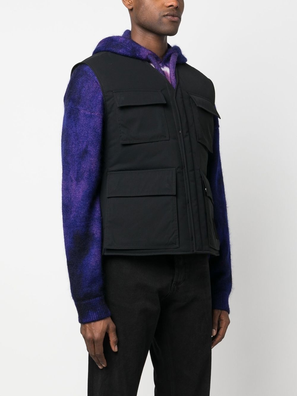 Wave Tag padded vest - 3