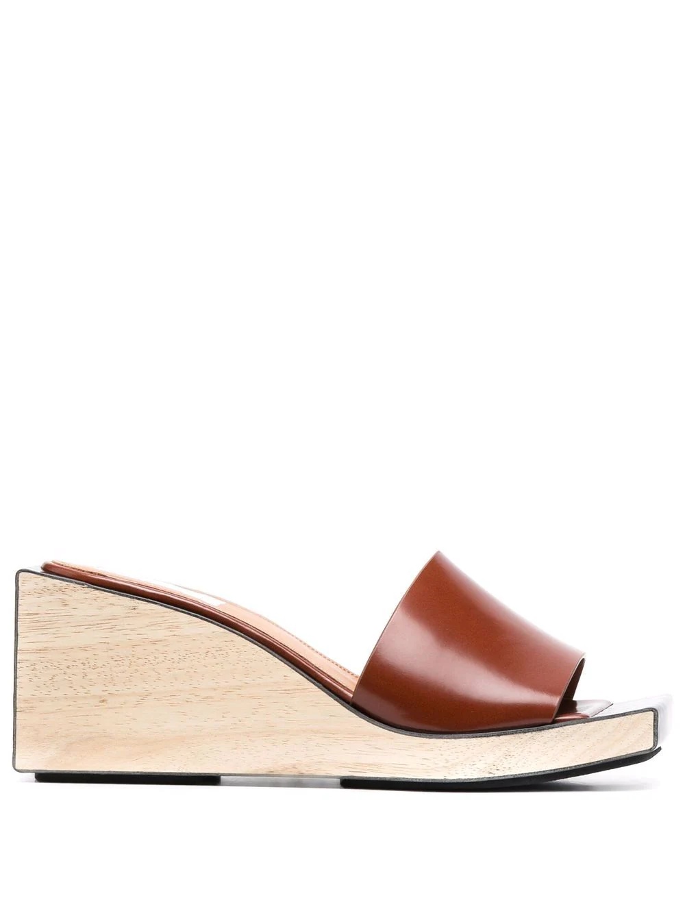 open-toe wedge sandals - 1
