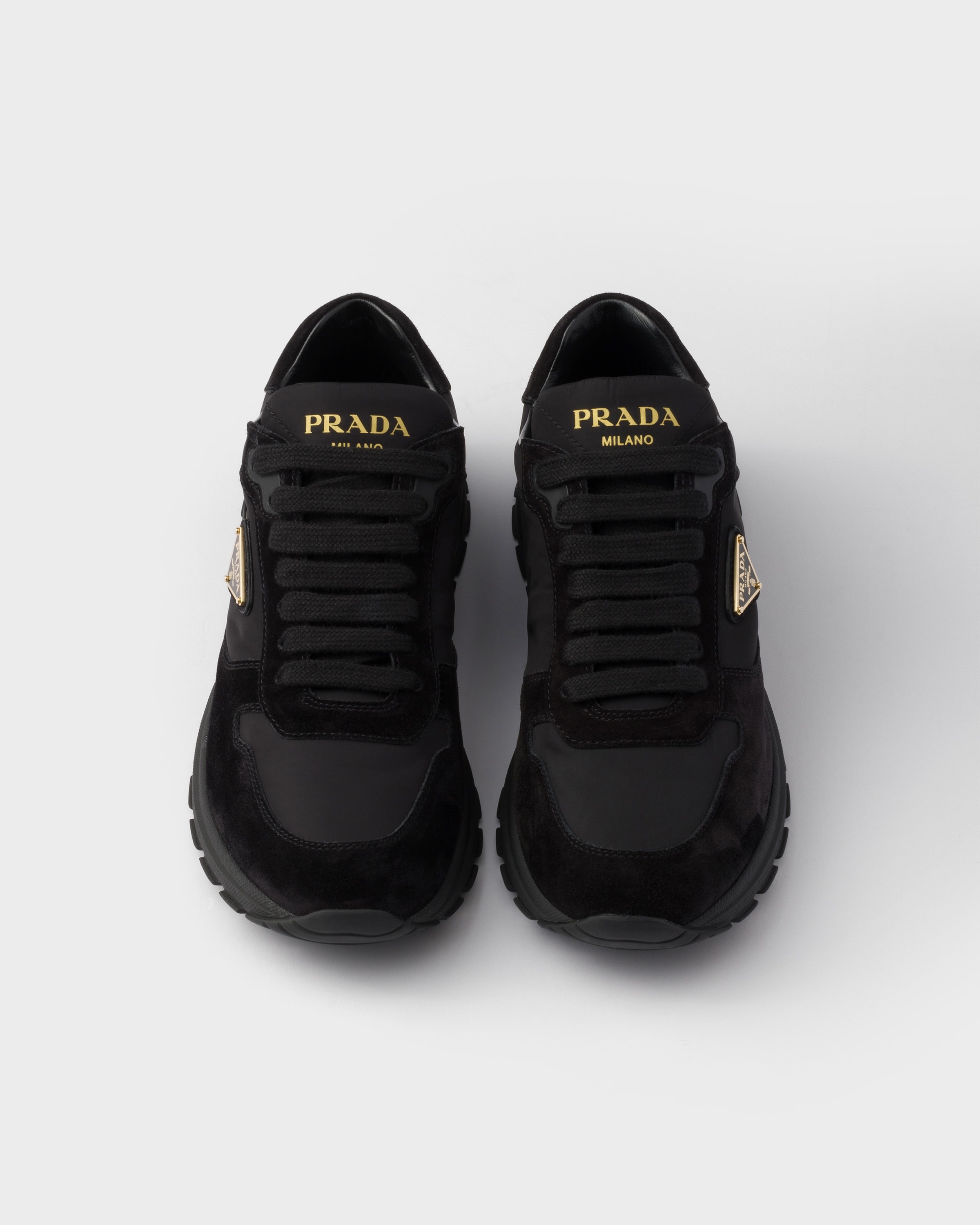 Prax 2.0 Re-Nylon and suede sneakers - 3