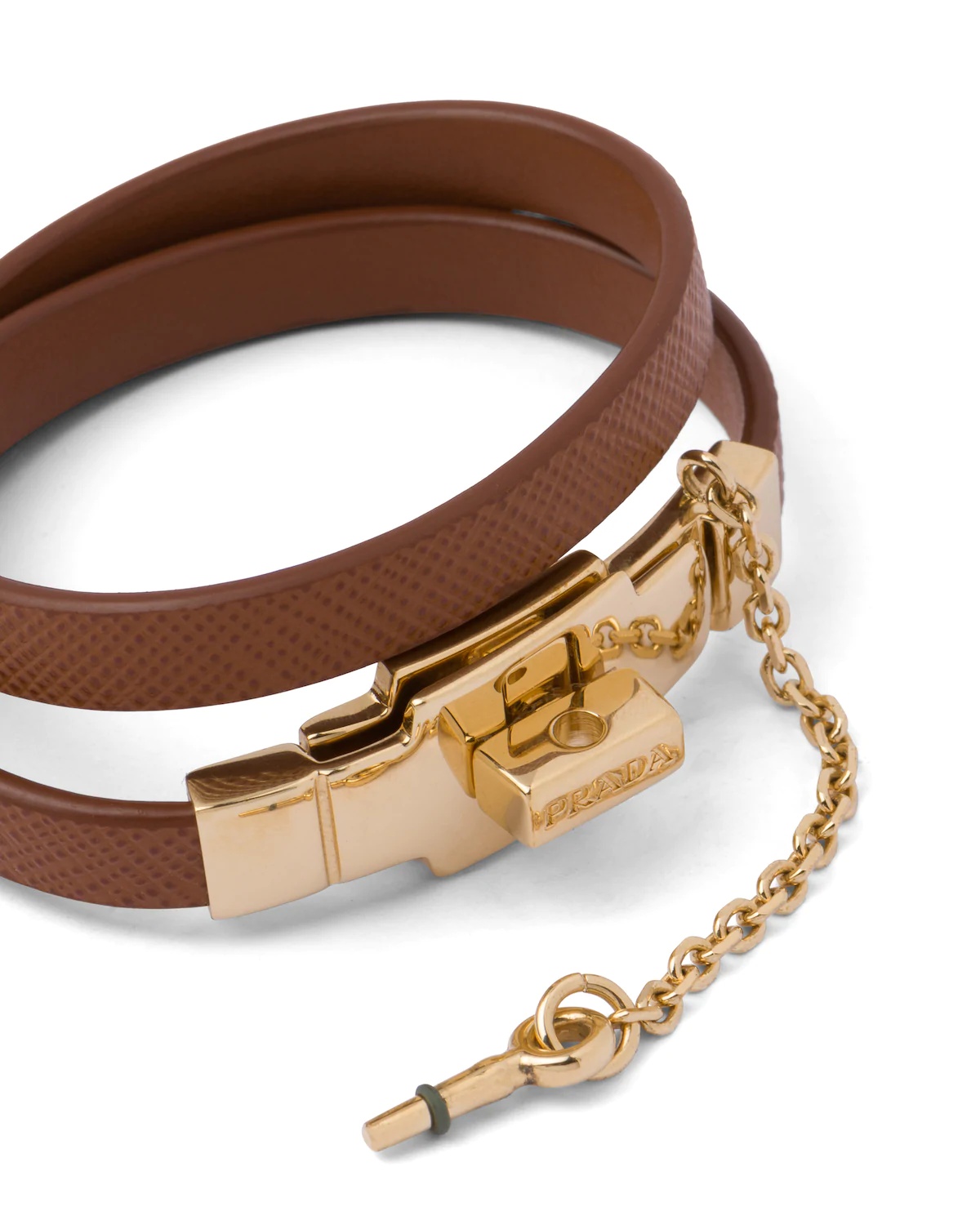 Saffiano leather bracelet - 3